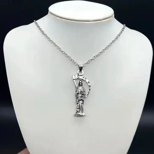 Other Skeleton Grim Reaper Necklace Size ONE SIZE - 4 Thumbnail