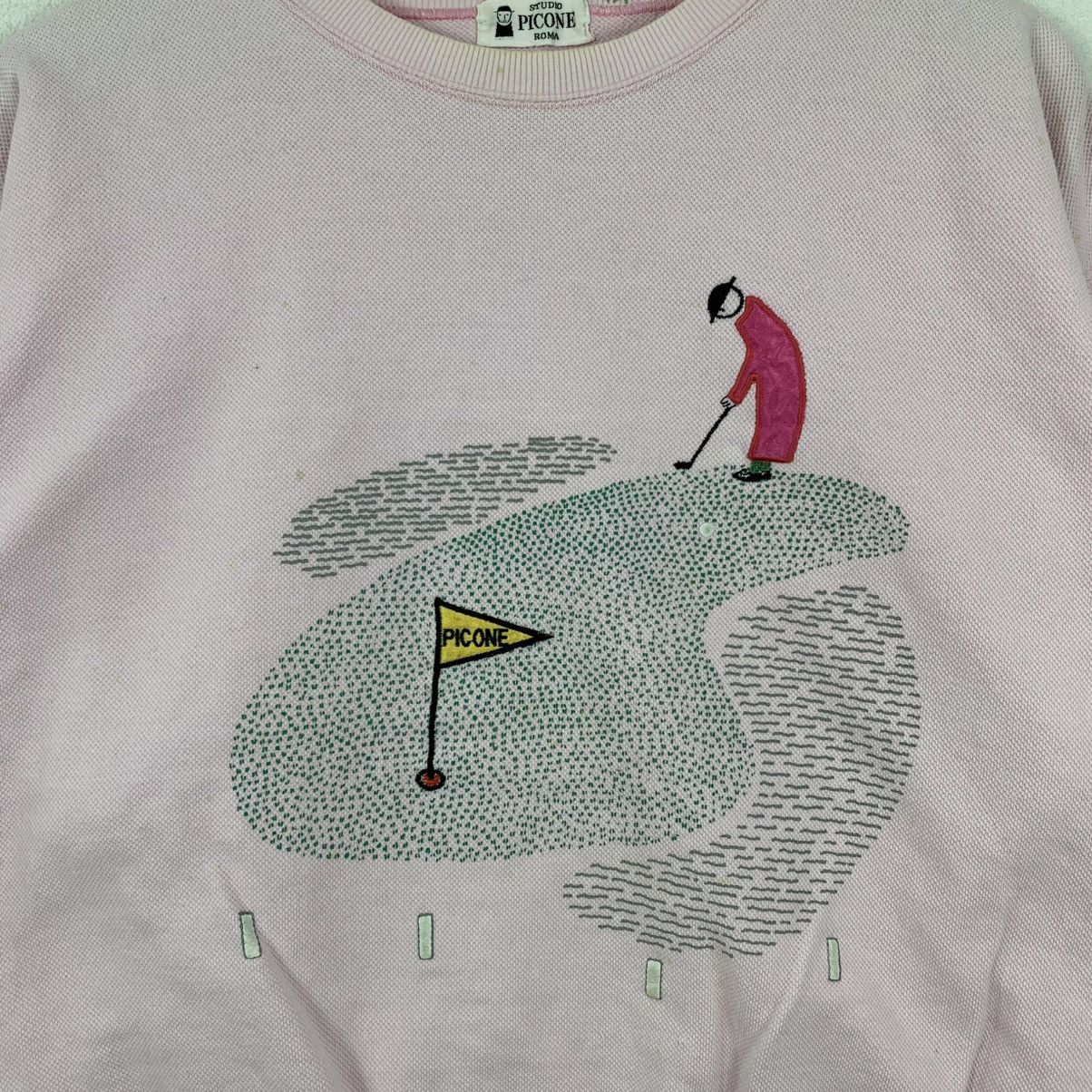Vintage Vintage STUDIO PICONE ROMA Embroidered Sweatshirt Size US L / EU 52-54 / 3 - 4 Thumbnail