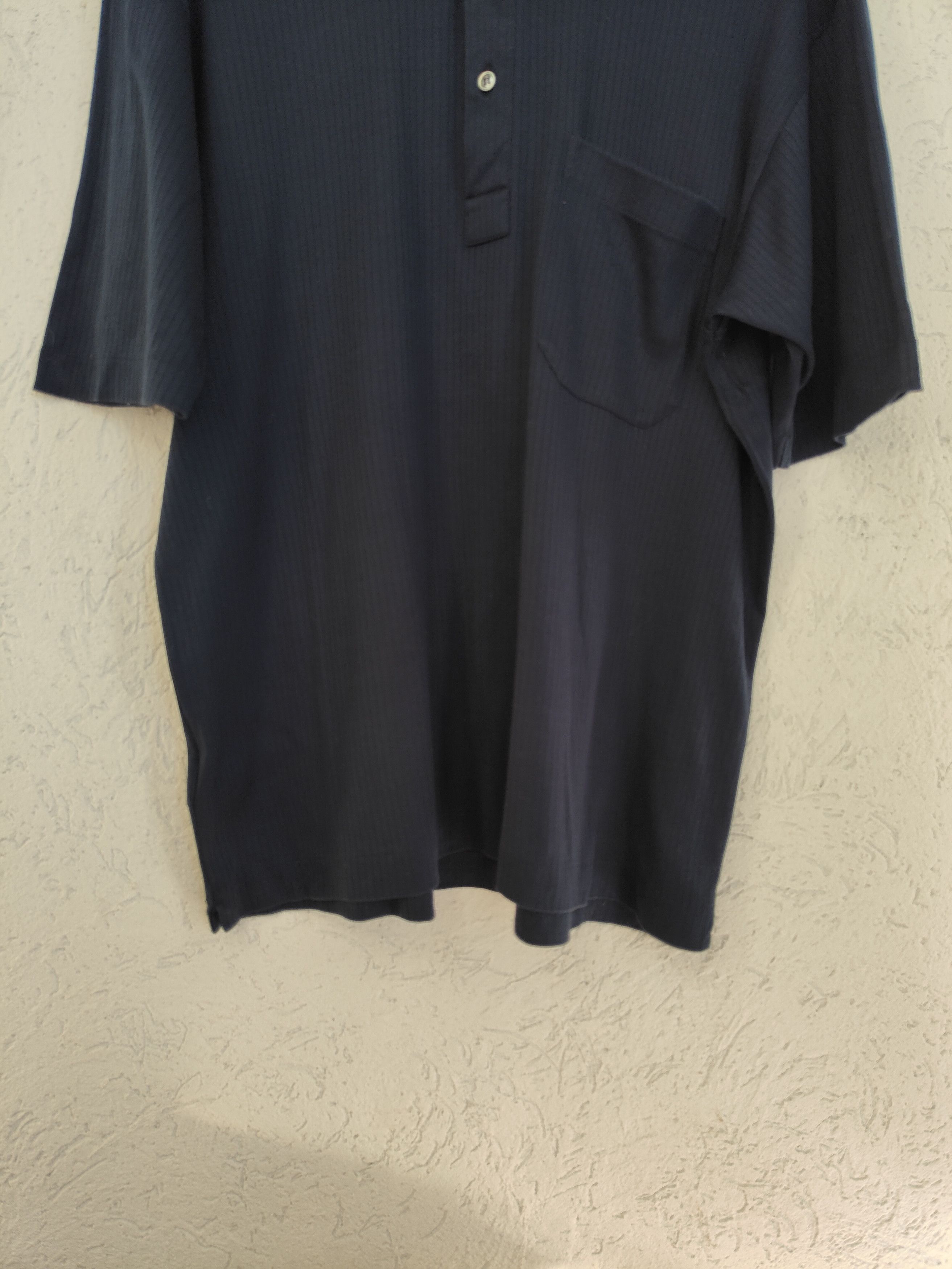 Brioni Brioni Polo Shirt Raw Cotton Size US XXL / EU 58 / 5 - 3 Thumbnail
