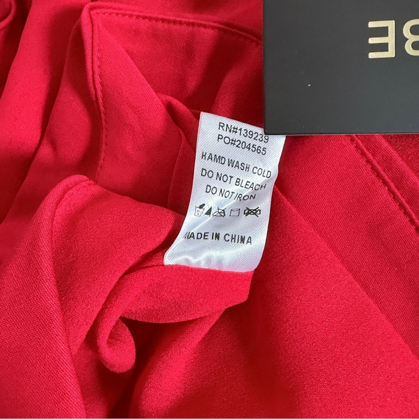 Other Do+Be Red One-Shoulder Puffed pleated Cocktail Dress large Size L / US 10 / IT 46 - 3 Thumbnail