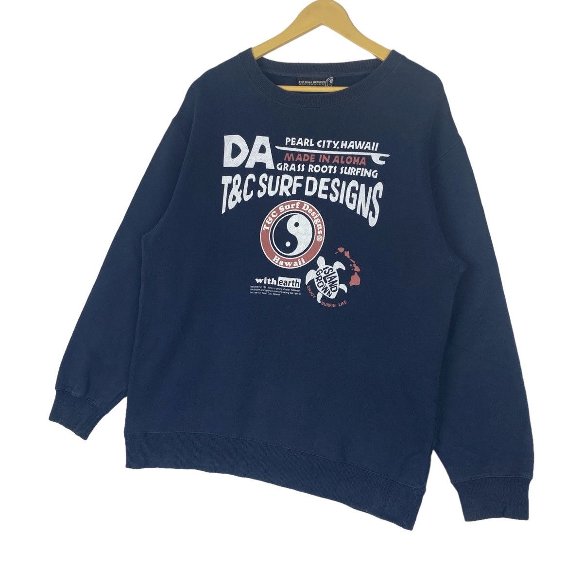 Designer × Vintage T&C Surf Designs Sweatshirt Crewneck Pullover Jumper Size US L / EU 52-54 / 3 - 3 Thumbnail
