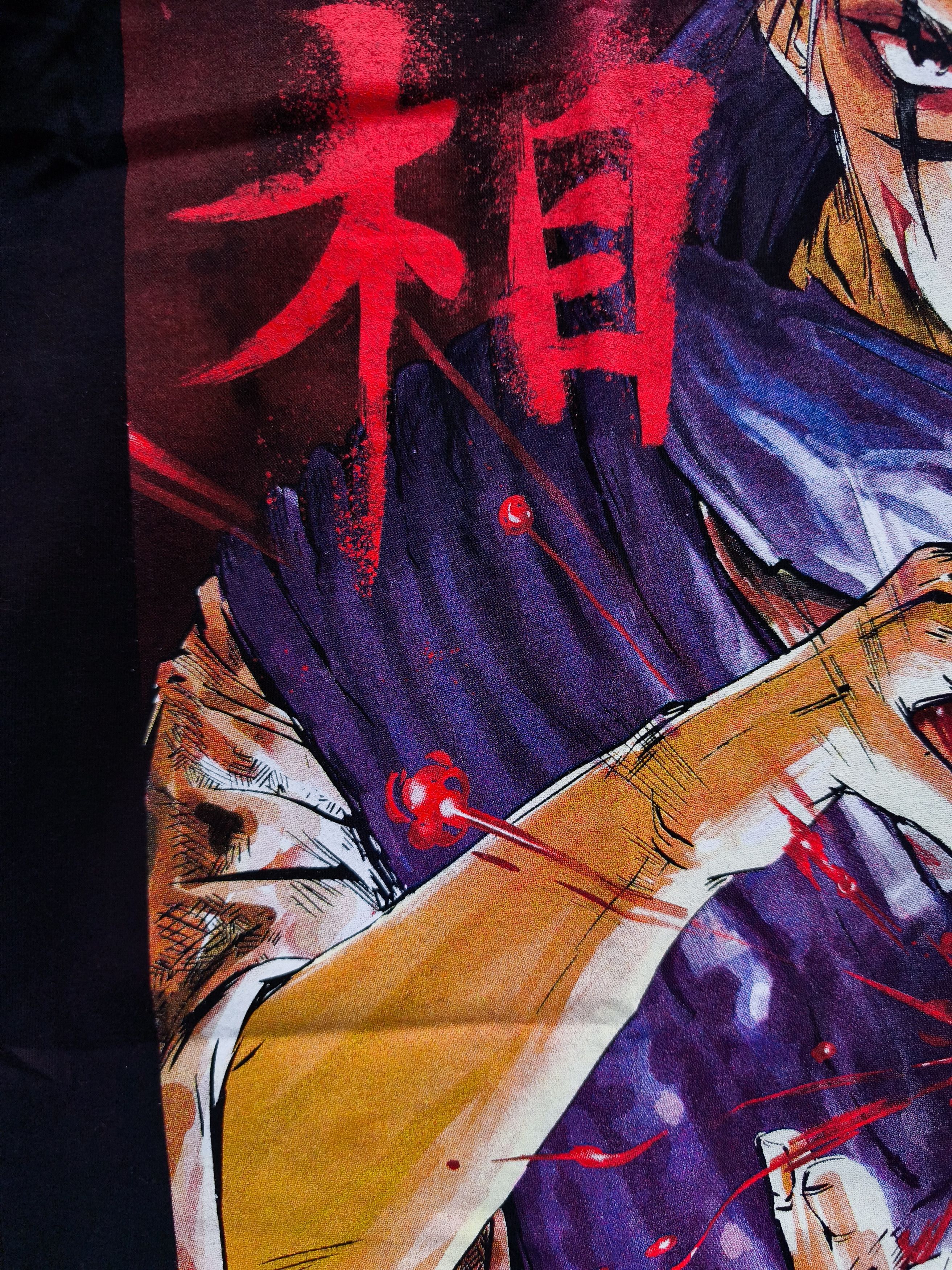 Anime Jujutsu Kaisen Choso Blood Art Aesthetic T-shirt Size US XL / EU 56 / 4 - 8 Thumbnail