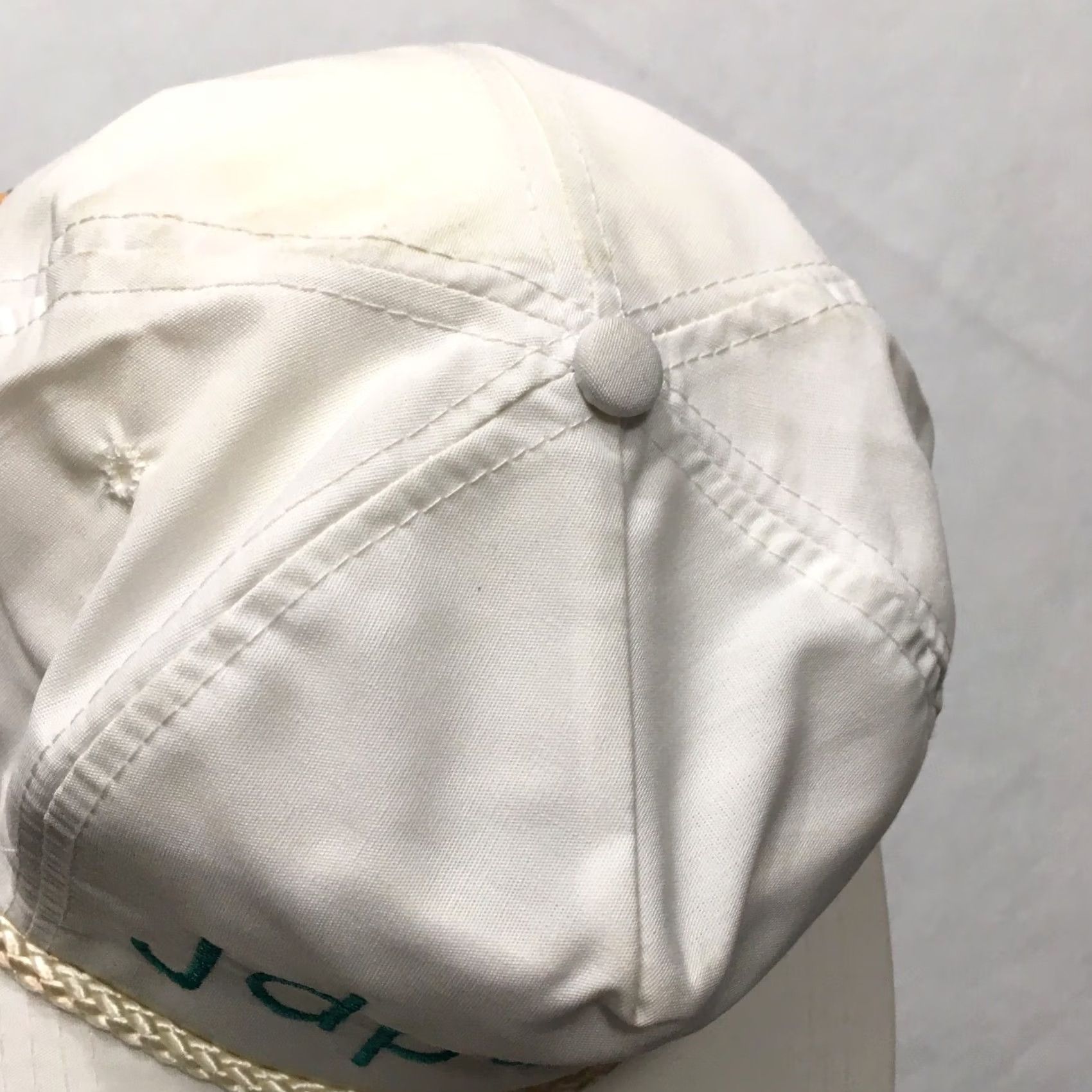 Roper VINTAGE JDP CONSTRUCTION SERVICES ROPE EMBROIDERED Trucker Hat White Mens One Size Size ONE SIZE - 7 Thumbnail