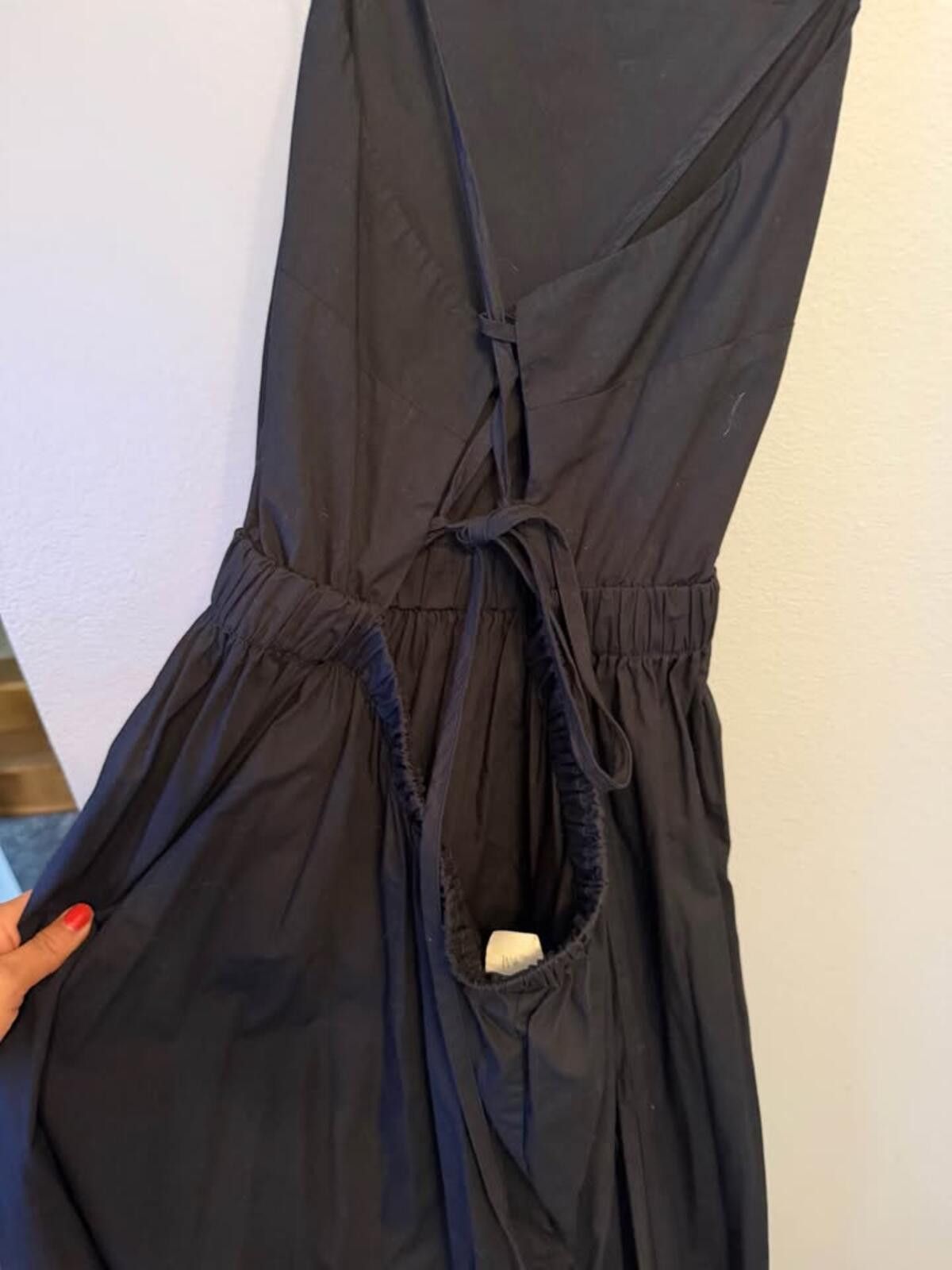 H&M H&M Criss Cross Open Back Dress 100% Cotton Women’s Large Size L / US 10 / IT 46 - 5 Thumbnail