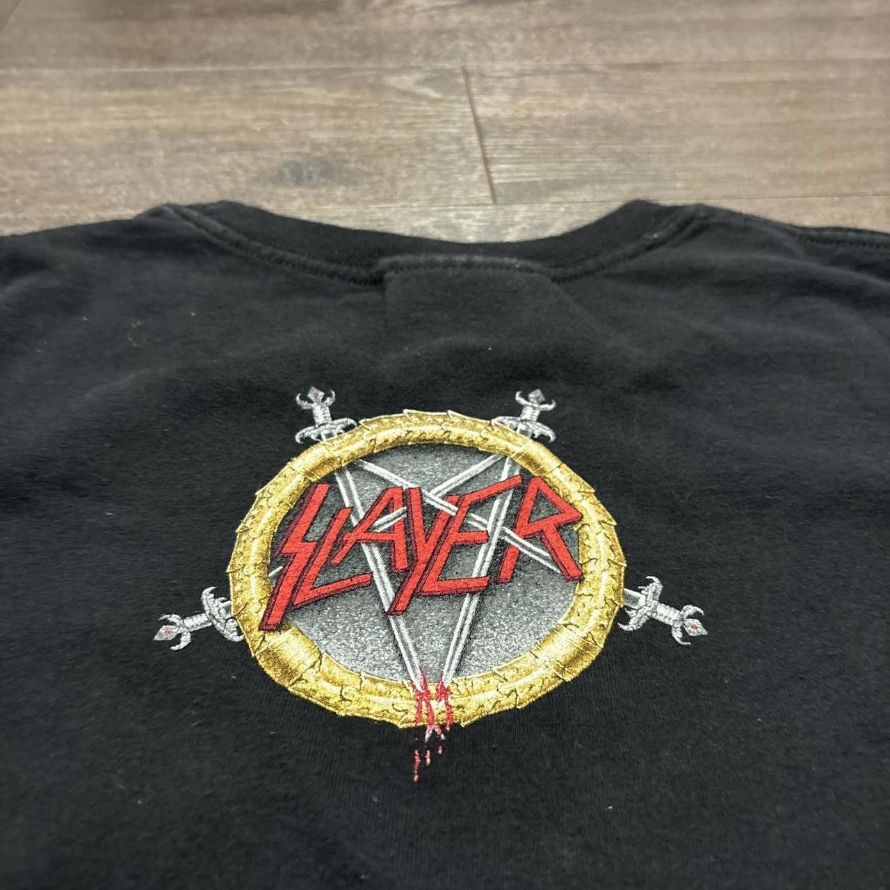 Hanes Vintage slayer t shirt 2005 XXL Size US XXL / EU 58 / 5 - 5 Thumbnail