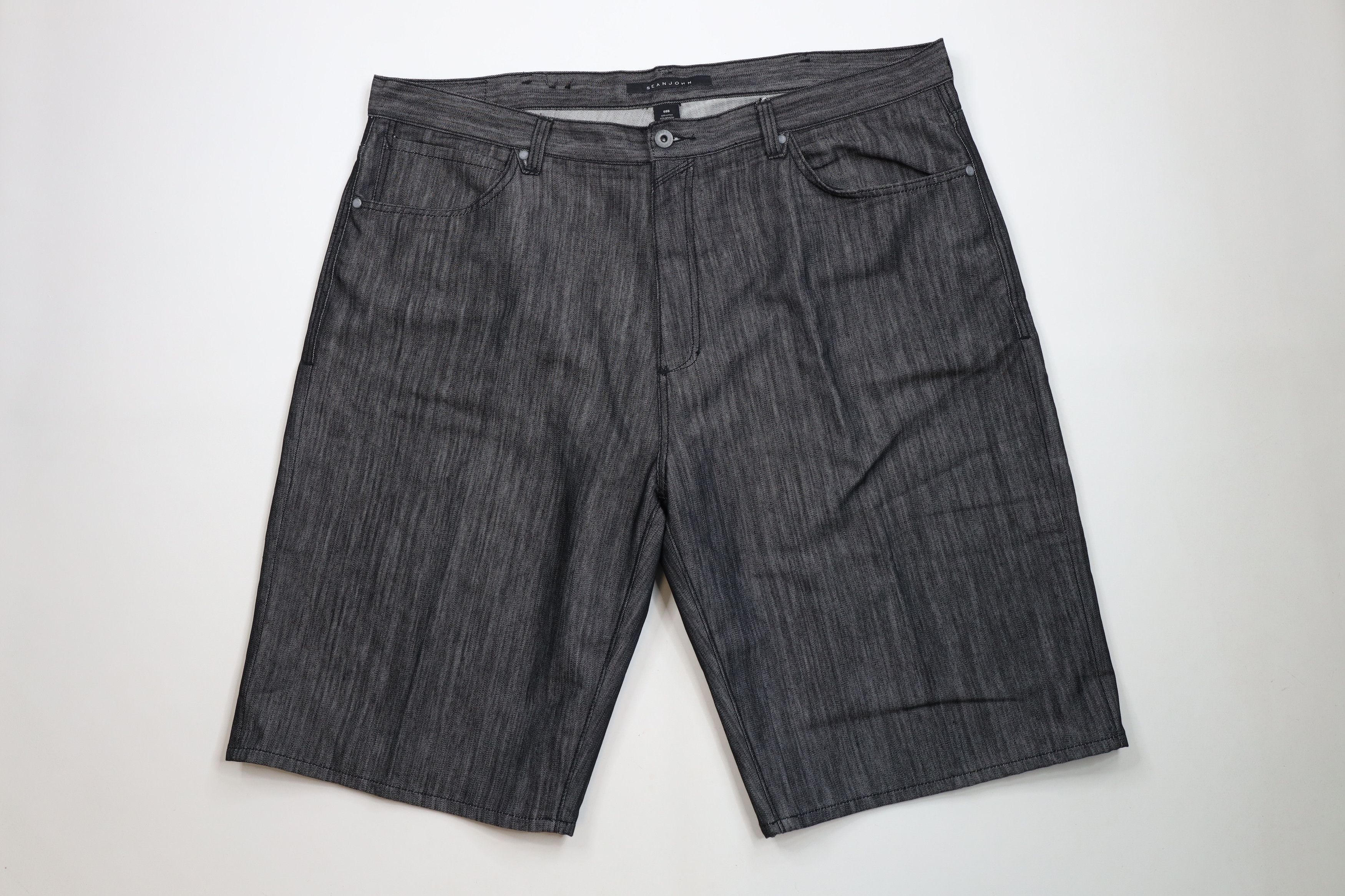 Sean John × Vintage Vintage 90s Y2K Sean John Oversized Denim Jean Shorts Jorts Size US 44 / EU 60 - 1 Thumbnail