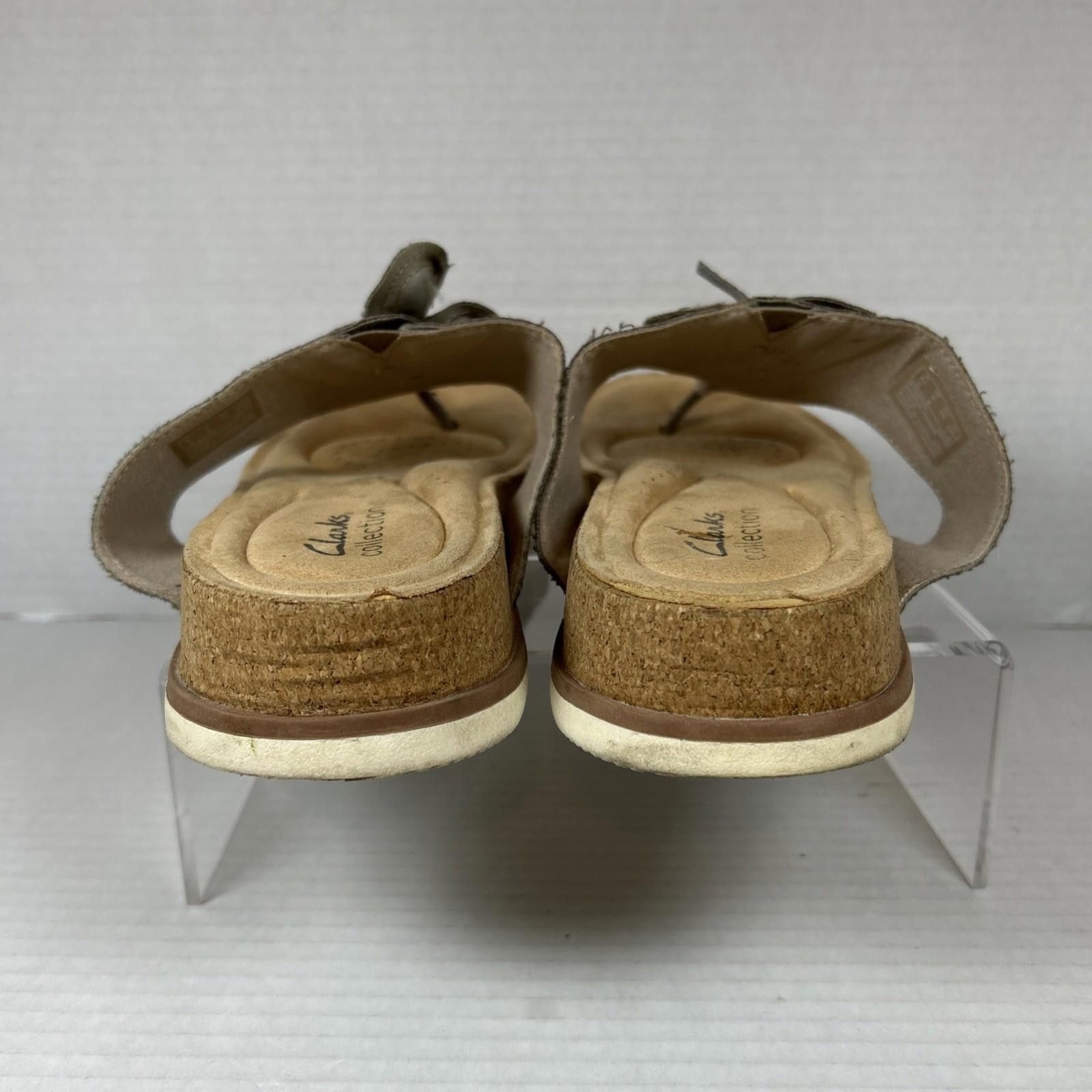 Clarks CLARKS Collec Brynn Madi Flat Taupe Metallic Slip-On Sz 9 Size US 9 / IT 39 - 6 Thumbnail