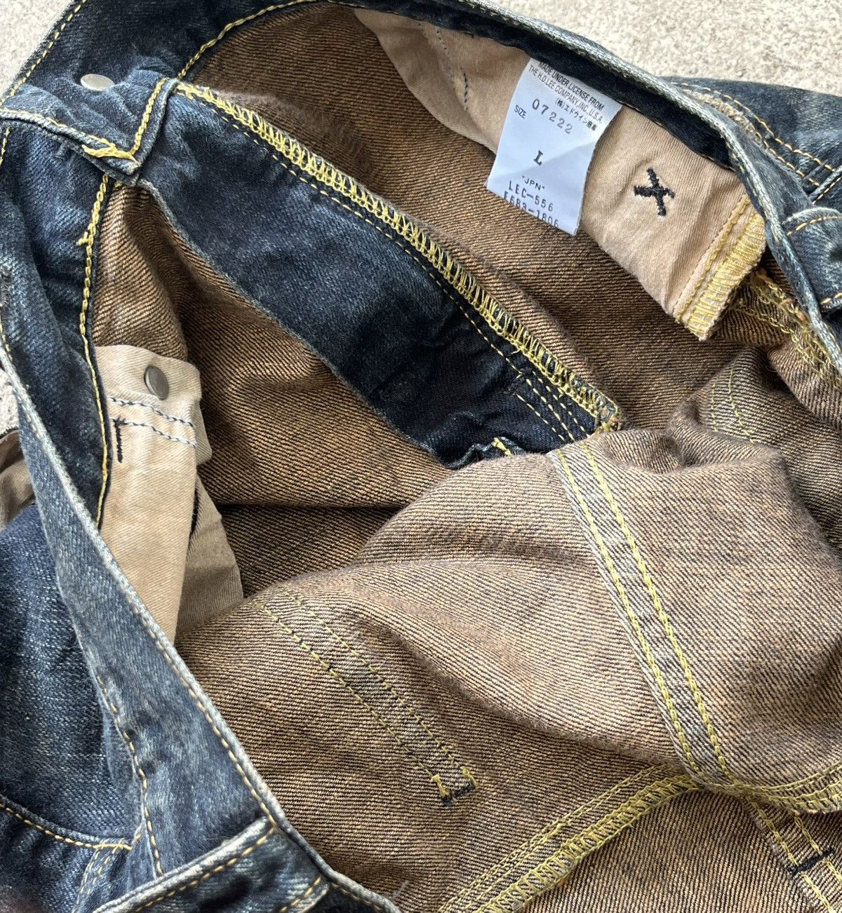 If Six Was Nine × Lee 🔥RARE DISTRESSED FLARE JEANS IF SIX WAS NINE STYLE / LEE Size US 36 / EU 52 - 13 Thumbnail