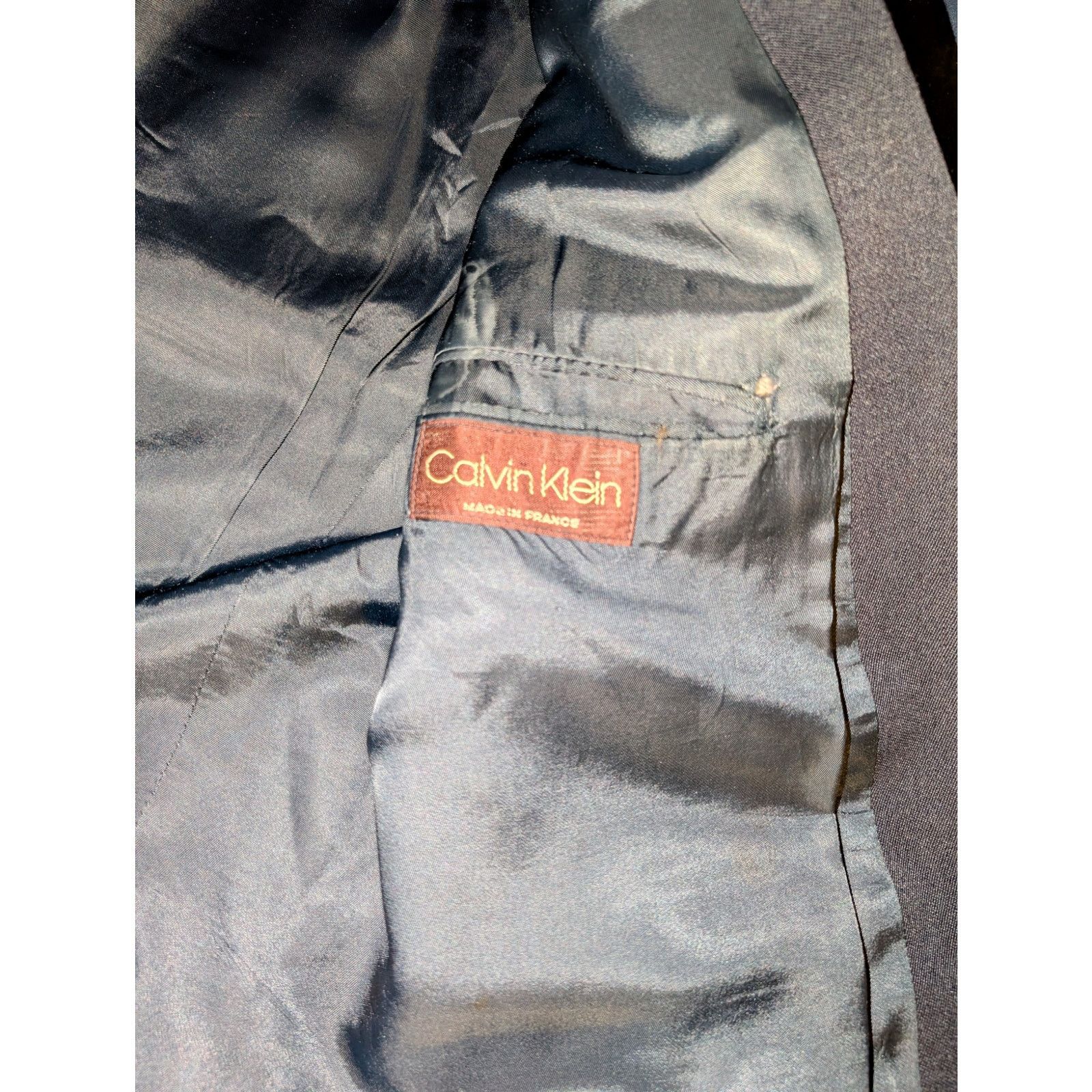 Calvin Klein Vintage Calvin Klein Blazer jacket Size 40L Made in France Size 40L - 7 Thumbnail