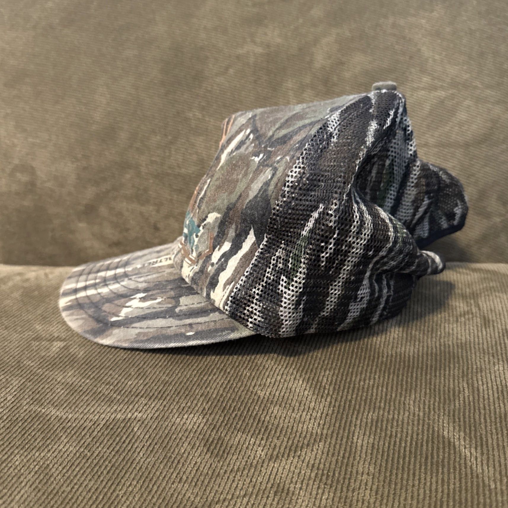 Realtree VINTAGE Realtree Camo BuckMaster Hat Camouflage Hunting Men One Size Snapback BuckMaster Deer Size ONE SIZE - 4 Thumbnail