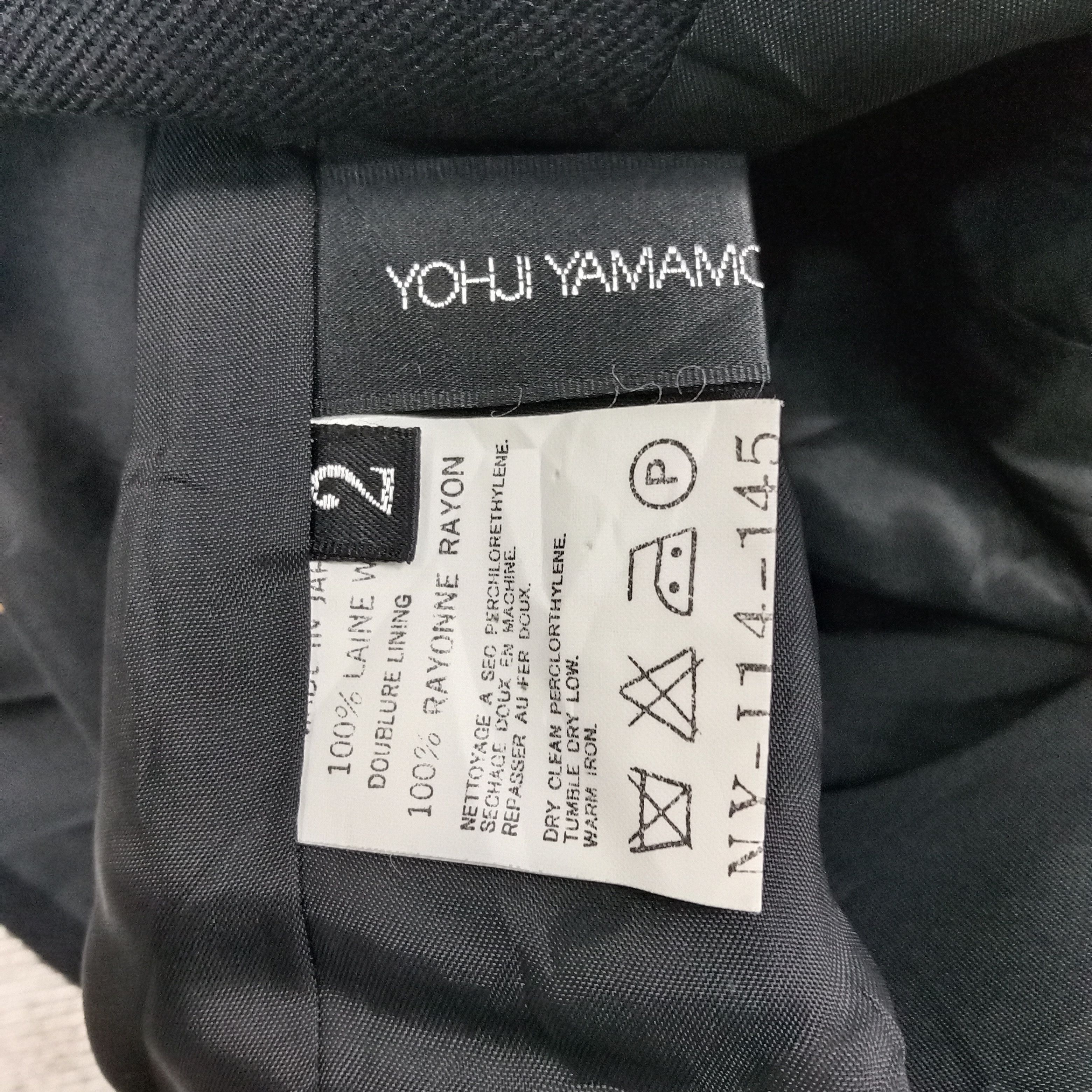 Yohji Yamamoto Yohji Yamamoto Noir Designer Blazer C268N27 Size XS / US 0-2 / IT 36-38 - 3 Thumbnail