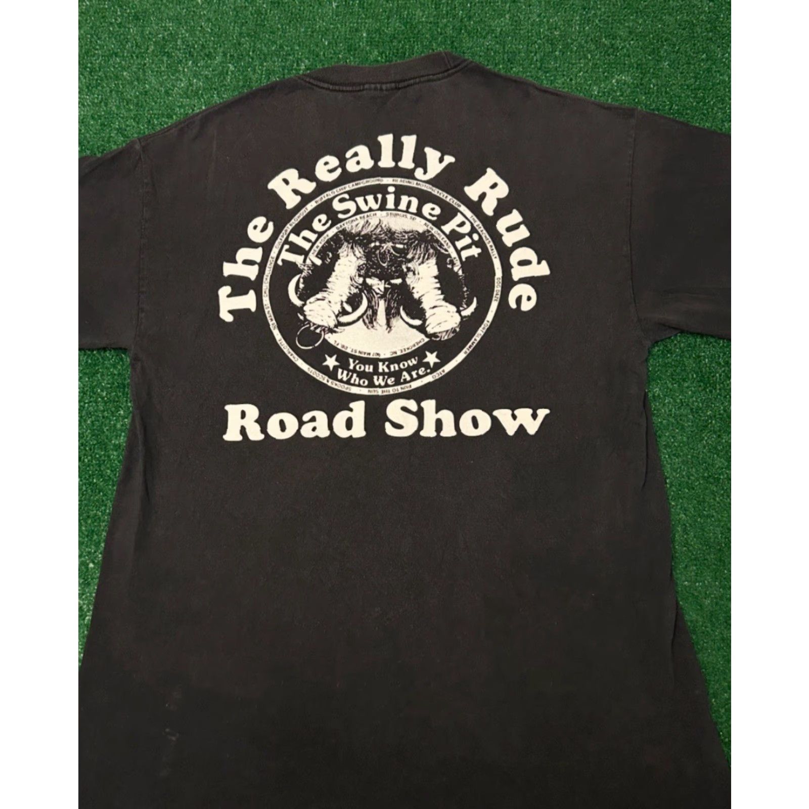 Vintage VINTAGE 90s Meaningless Overnight Relationship Biker Humor VTG Shirt Mens Large Black Short Sleeve T-Shirt Mens Large Humorous Biker 1990s Size US L / EU 52-54 / 3 - 2 Thumbnail