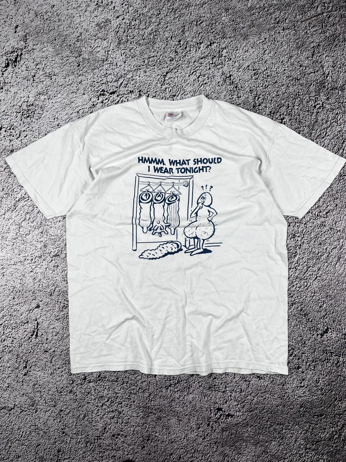 Band Tees Vintage 90s Sex Condom Skateboard Like Pornstar Humor tee Size US XL / EU 56 / 4 - 2 Thumbnail