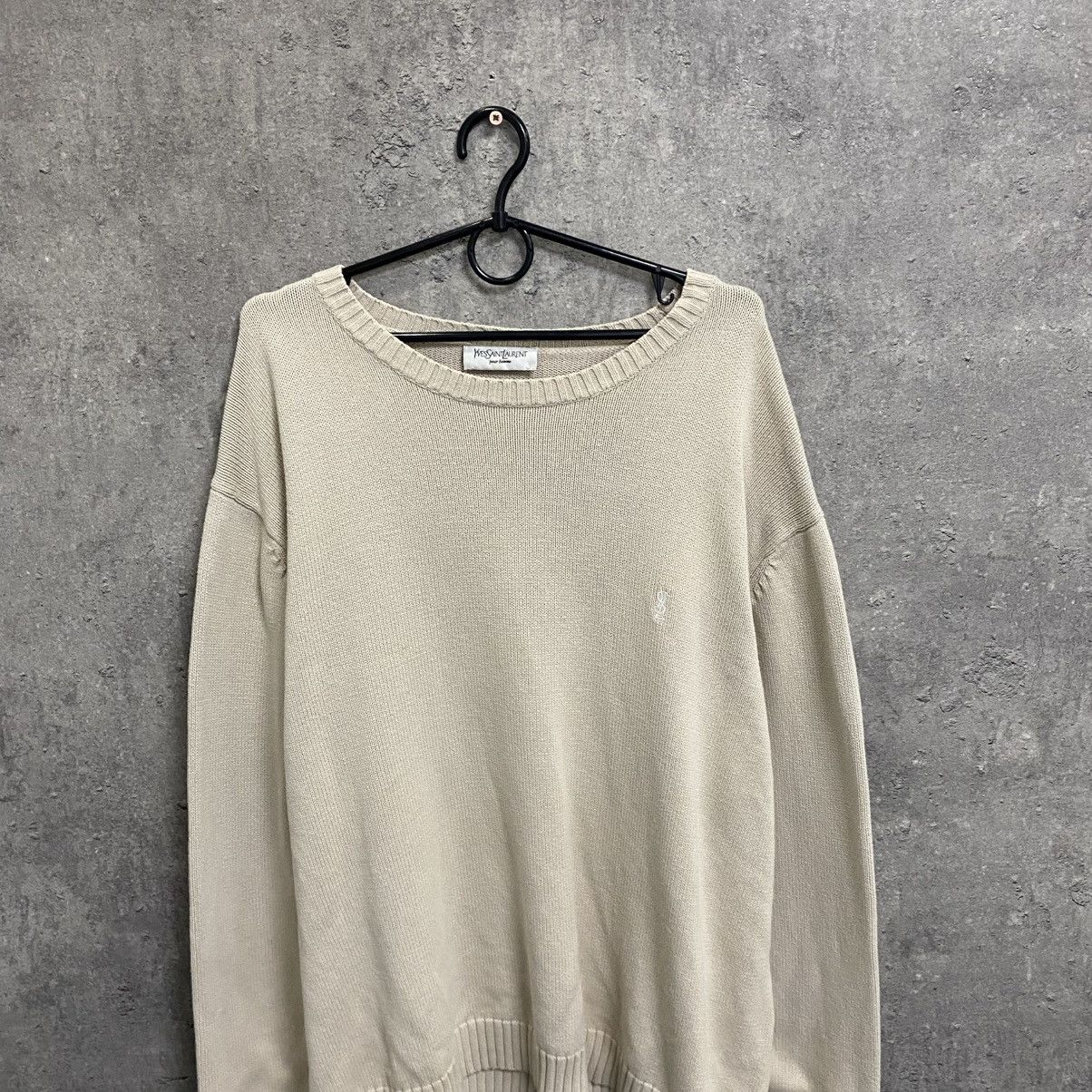 Yves Saint Laurent Heavy YSL Sweater Knit Thick Yves Saint Laurent Sweater Size US XL / EU 56 / 4 - 4 Thumbnail