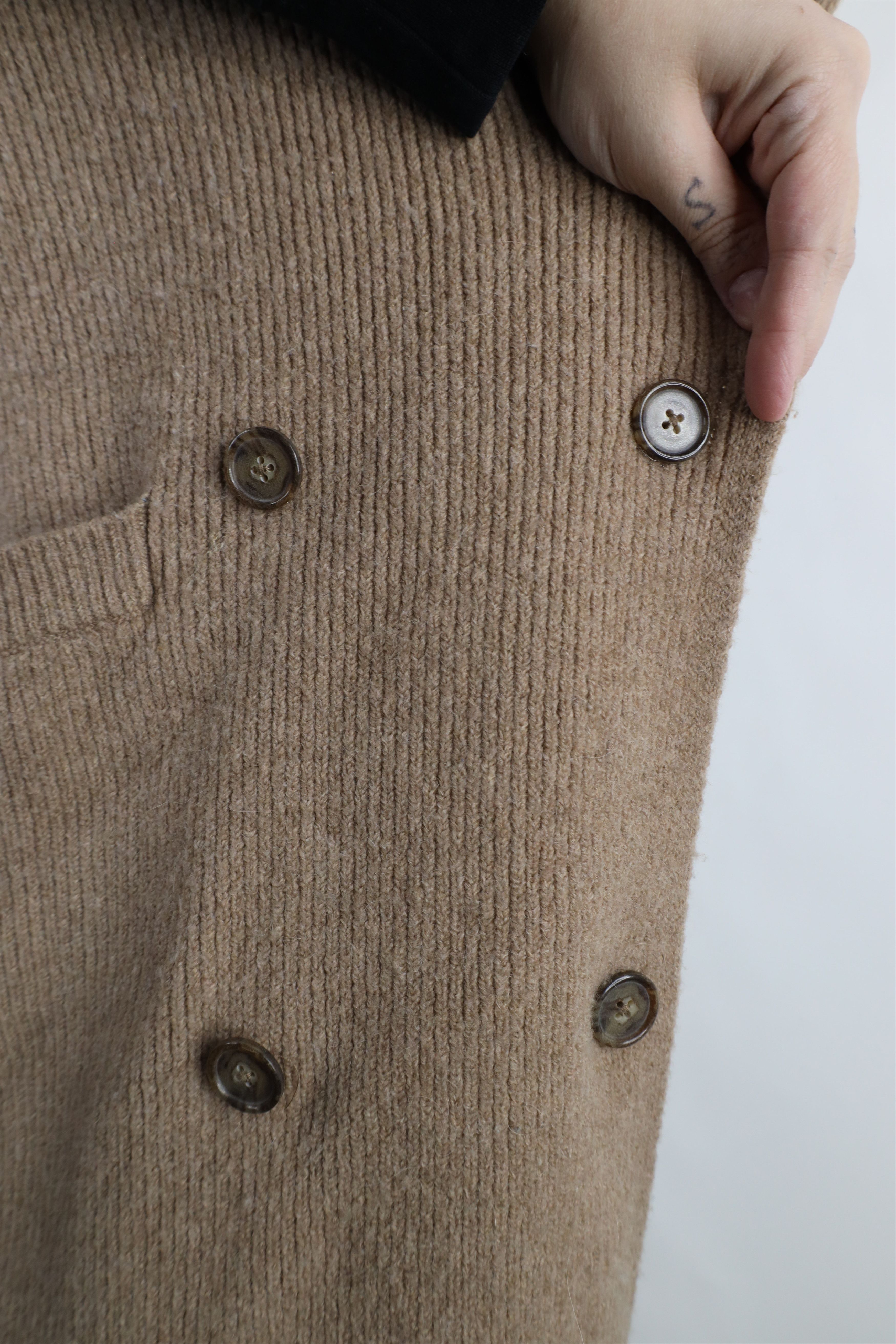 J.Crew × Vintage J Crew Wool Knit Double Breasted Cardigan Sweater Jacket Size L / US 10 / IT 46 - 6 Thumbnail
