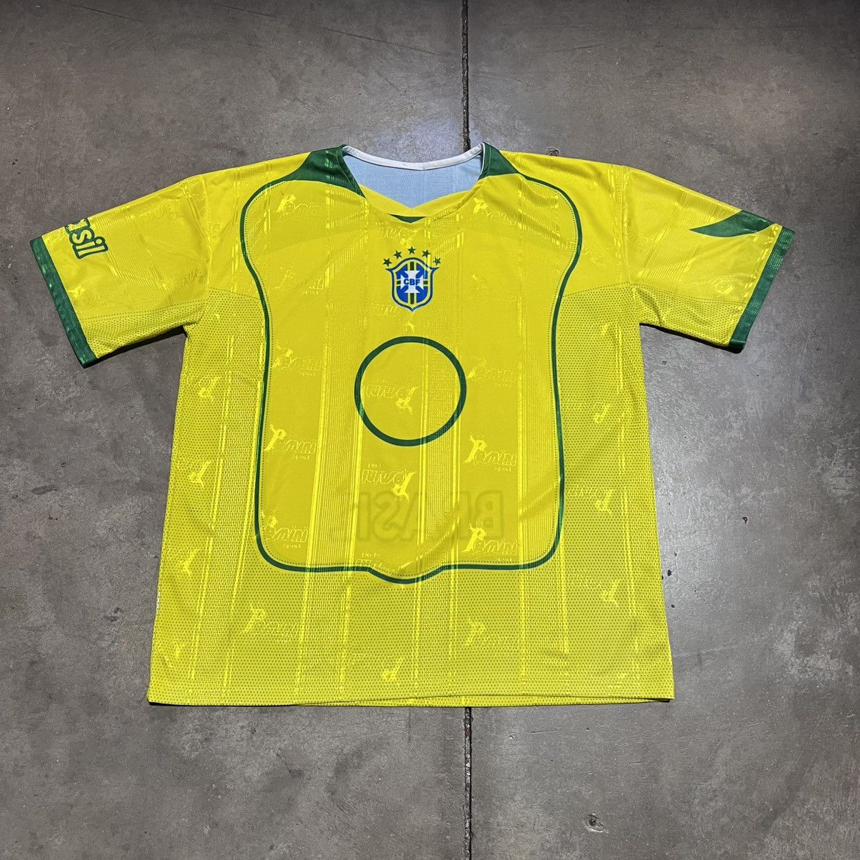 Vintage Vintage Y2K Brazil Soccer Jersey Neymar National Team 90s Size US L / EU 52-54 / 3 - 1 Thumbnail