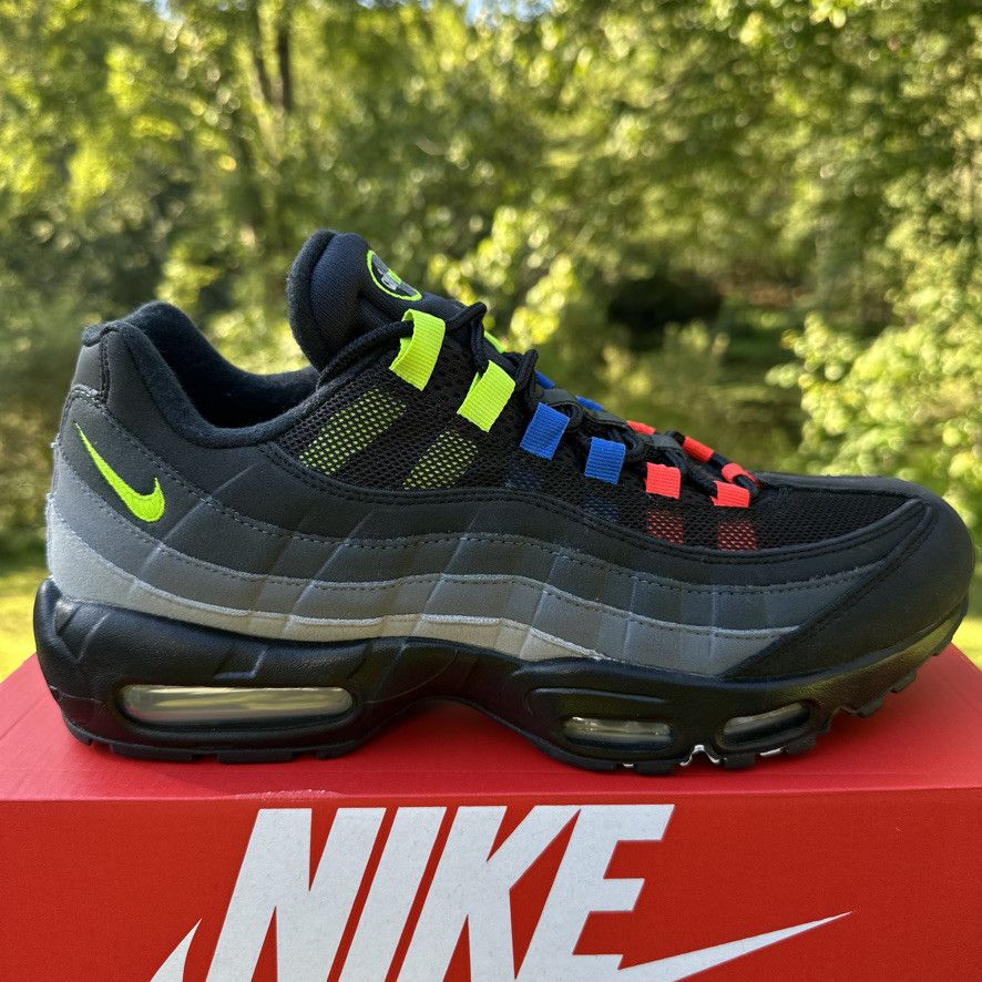 Nike Nike Air Max 95 Custom Reverse Greedy - Neon Size 10 Size US 10 / EU 43 - 1 Thumbnail