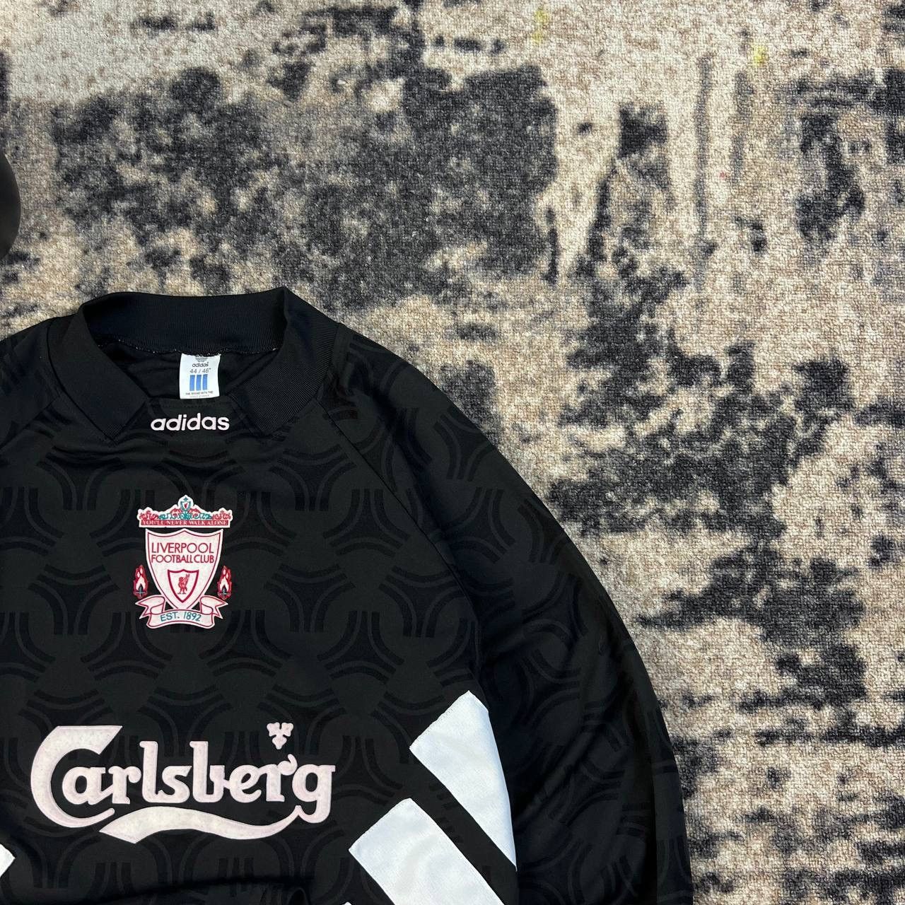 Adidas Adidas x Liverpool Vintage 90s Rare Goalkeeper Jersey Size US L / EU 52-54 / 3 - 2 Thumbnail