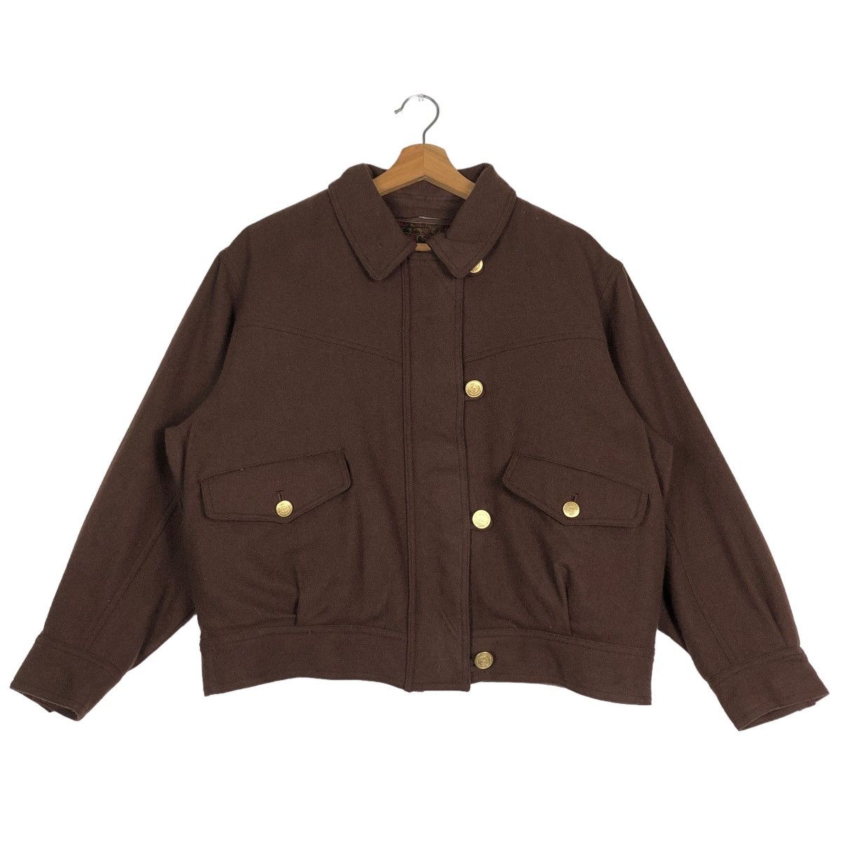 Japanese Brand 🔥90’s Vintage Bomber Jacket Wool Mc Gregor Issey Miyake Size US L / EU 52-54 / 3 - 1 Thumbnail