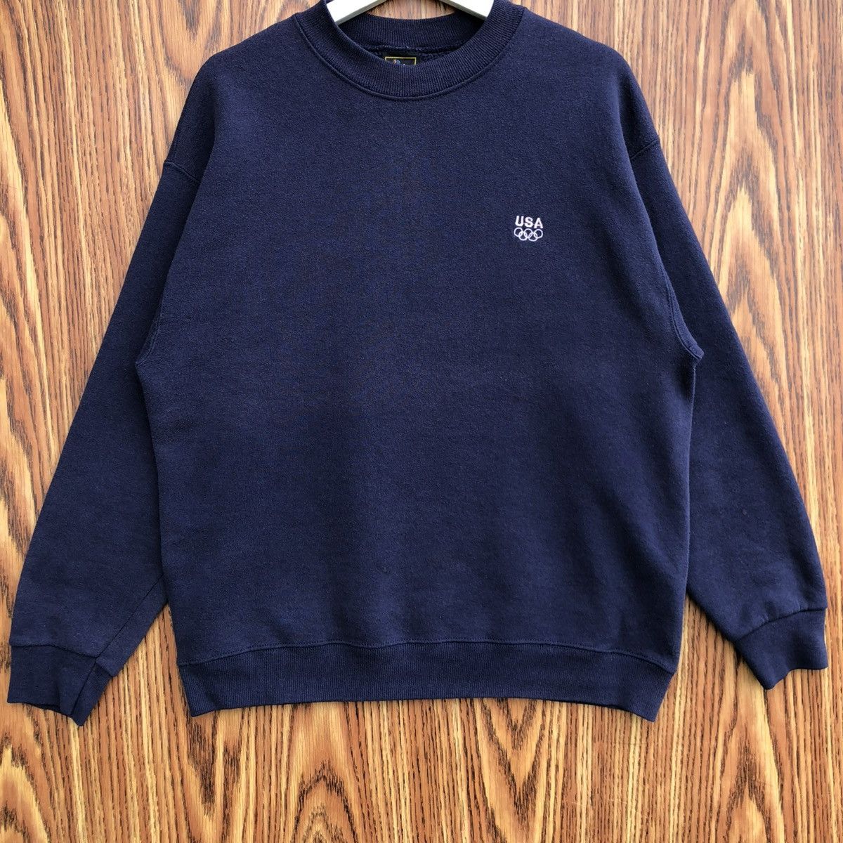 USA Olympics Vintage 90s Olympic Sweatshirt Size US L / EU 52-54 / 3 - 5 Thumbnail