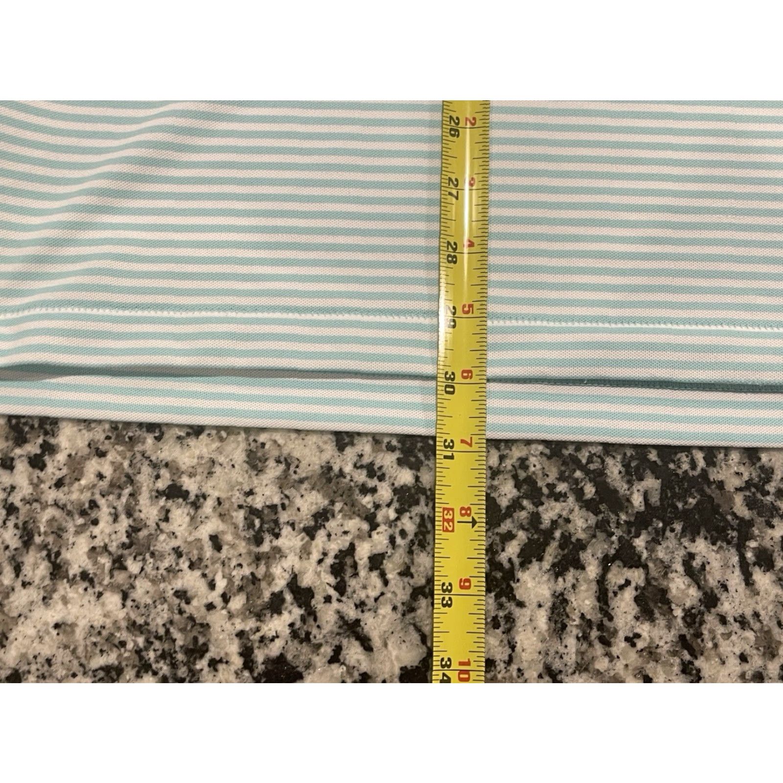 Peter Millar Peter Millar Polo Shirt Mens 2XL Striped Stretch Pocket Logo Casual Golf Shirt Size US XXL / EU 58 / 5 - 2 Thumbnail