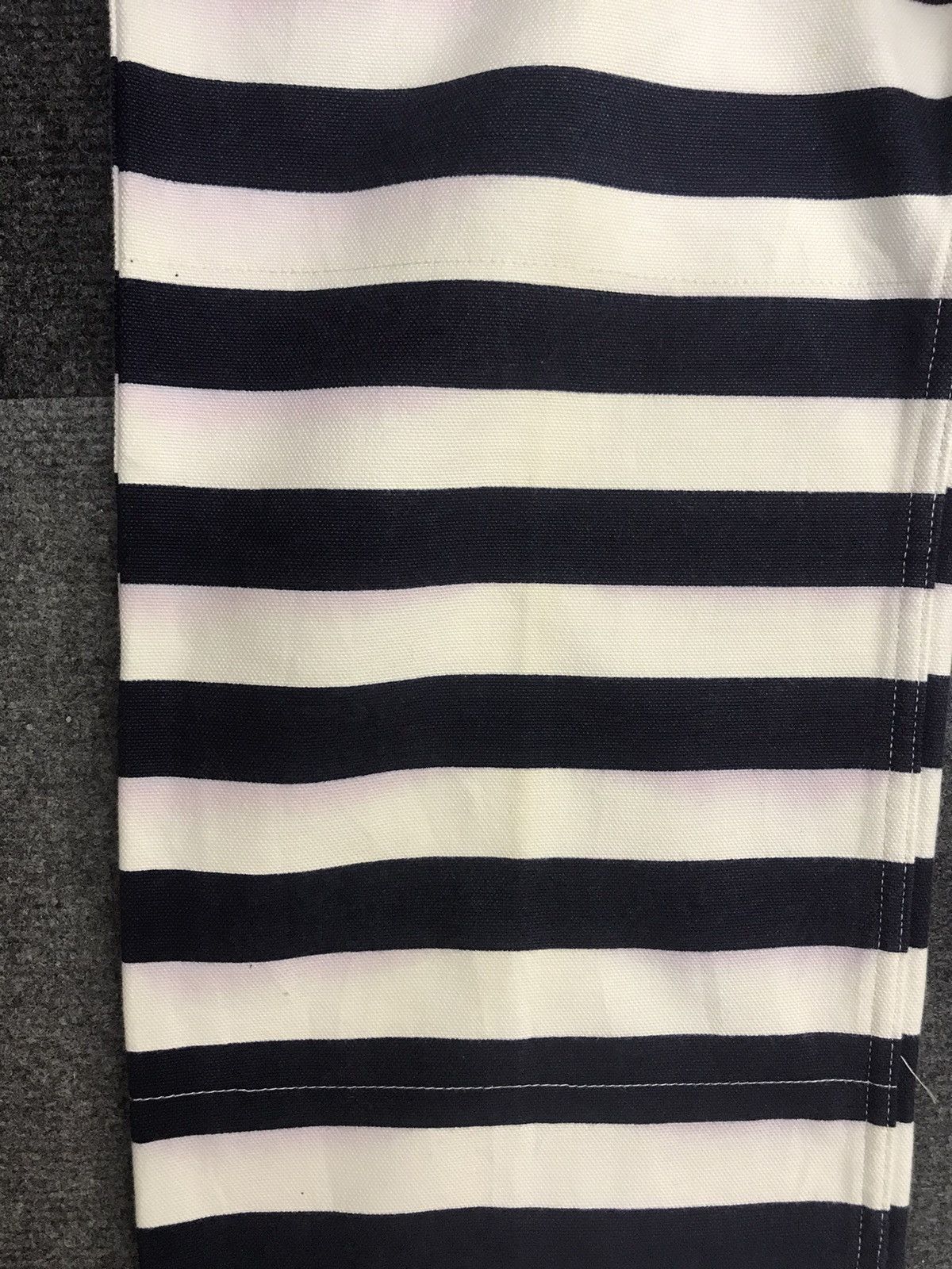 Japanese Brand Very Rare Prisoner Stripe Ballon Duck Canvas Pant Size US 35 - 9 Thumbnail