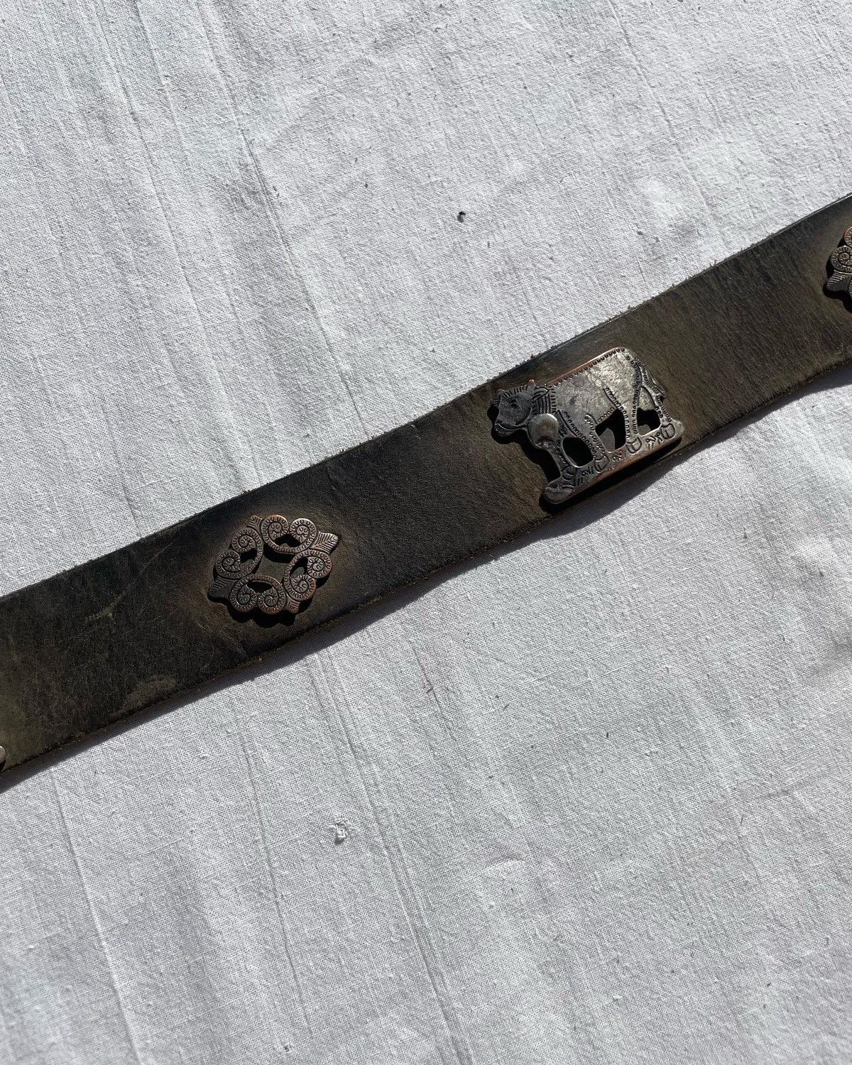Leather Vintage Marithusli Leather Belt Size ONE SIZE - 3 Thumbnail