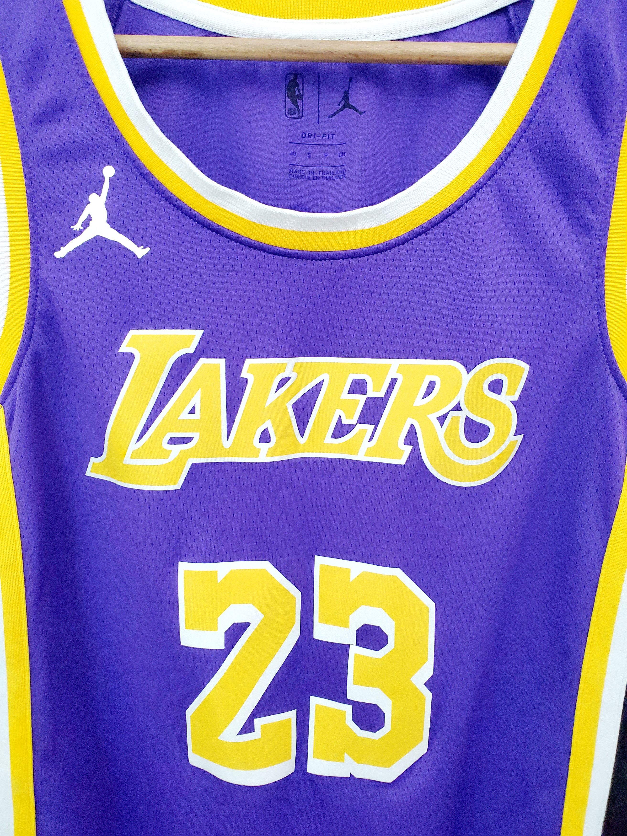 Jordan Brand × NBA Nike Los Angeles Lakers LeBron James jersey new condition S Size US S / EU 44-46 / 1 - 2 Thumbnail