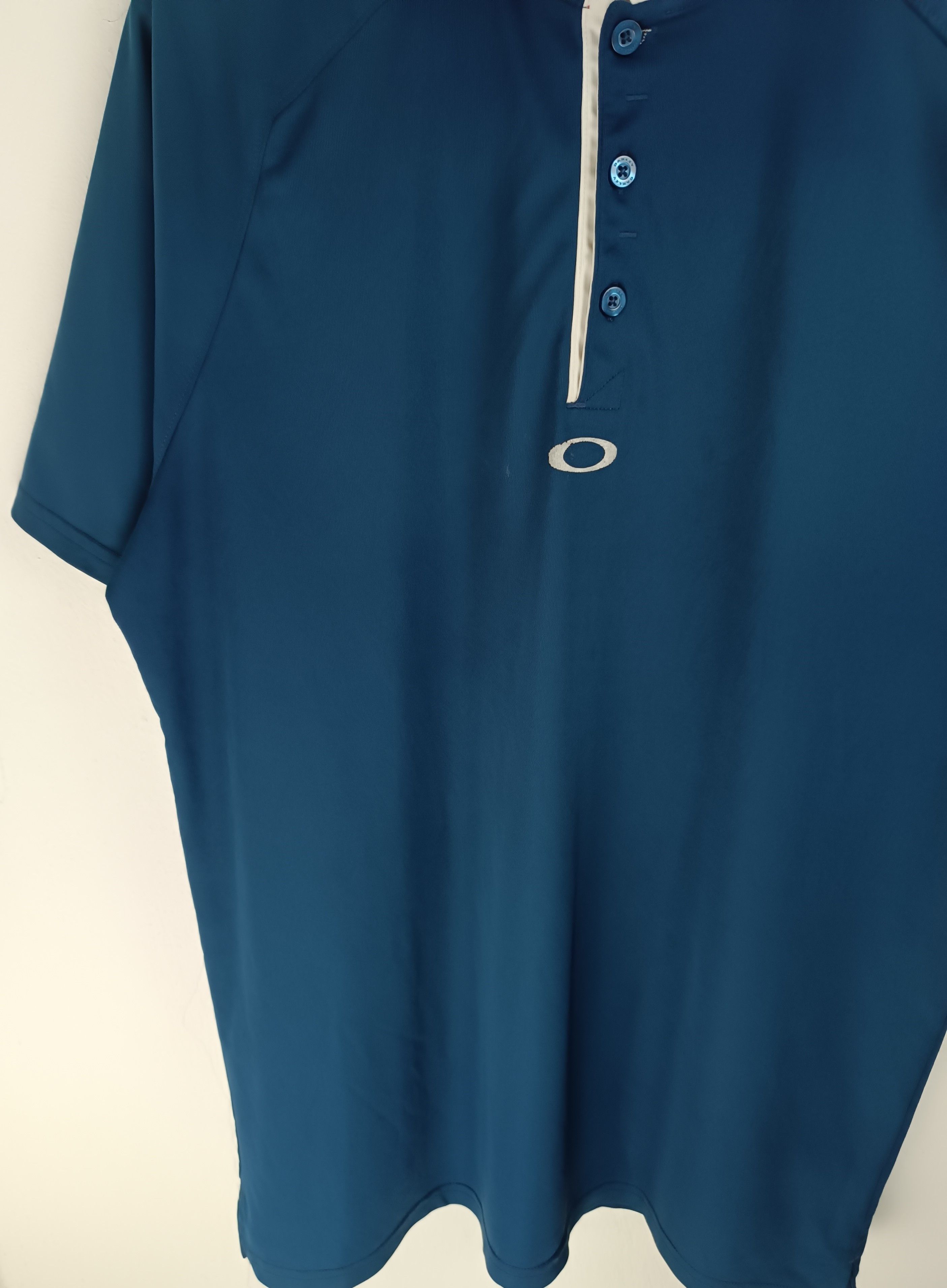 Oakley VINTAGE Y2K OAKLEY SMALL LOGO JERSEY POLO TECH GORP STYLE Size US XL / EU 56 / 4 - 6 Thumbnail