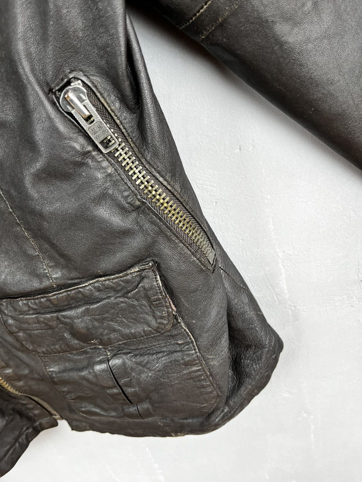 Superdry Superdry leather jacket biker Size US XL / EU 56 / 4 - 11 Thumbnail