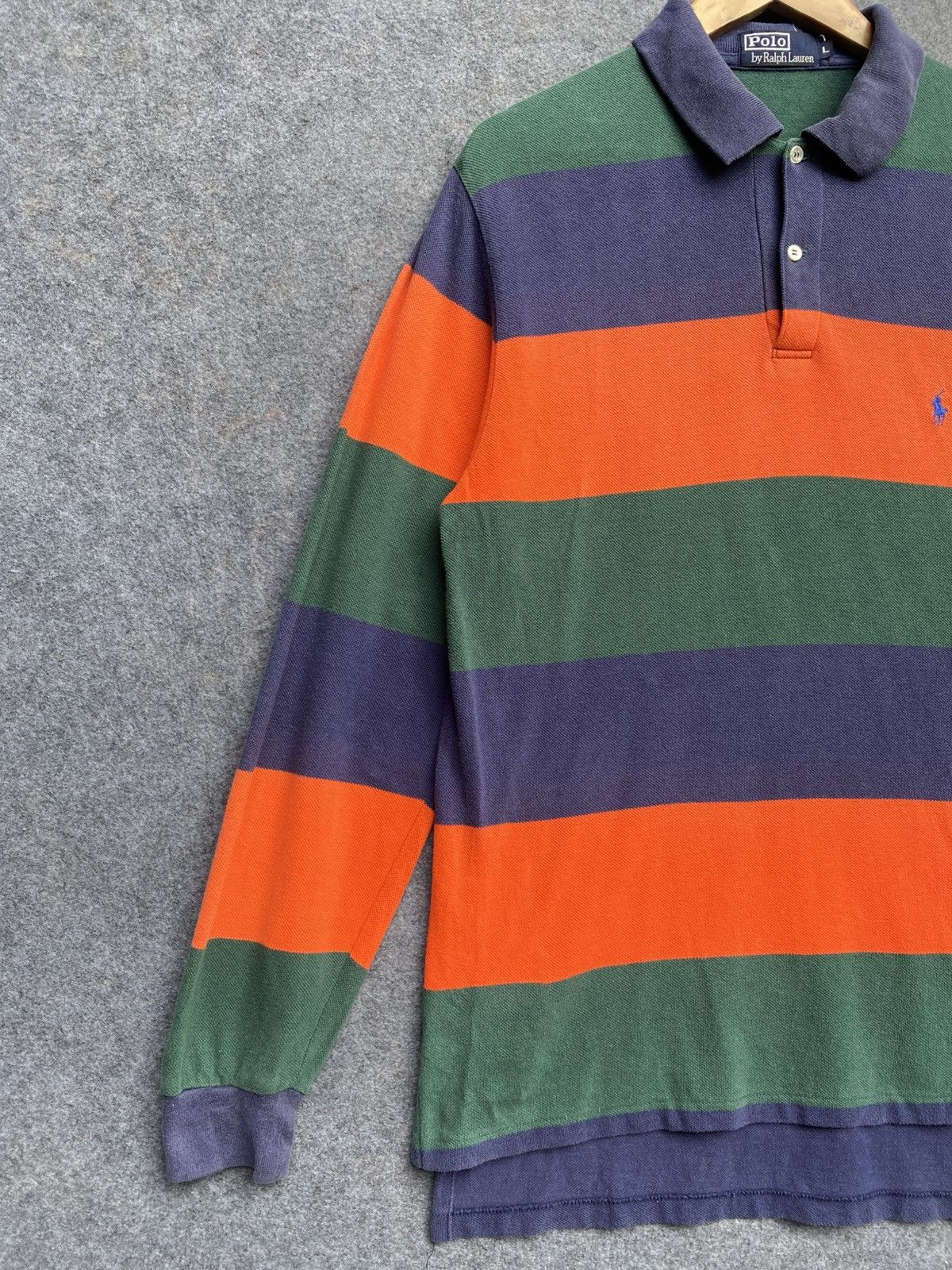 Polo Ralph Lauren × Vintage Vintage polo ralph lauren polo long sleeve Size US L / EU 52-54 / 3 - 3 Thumbnail