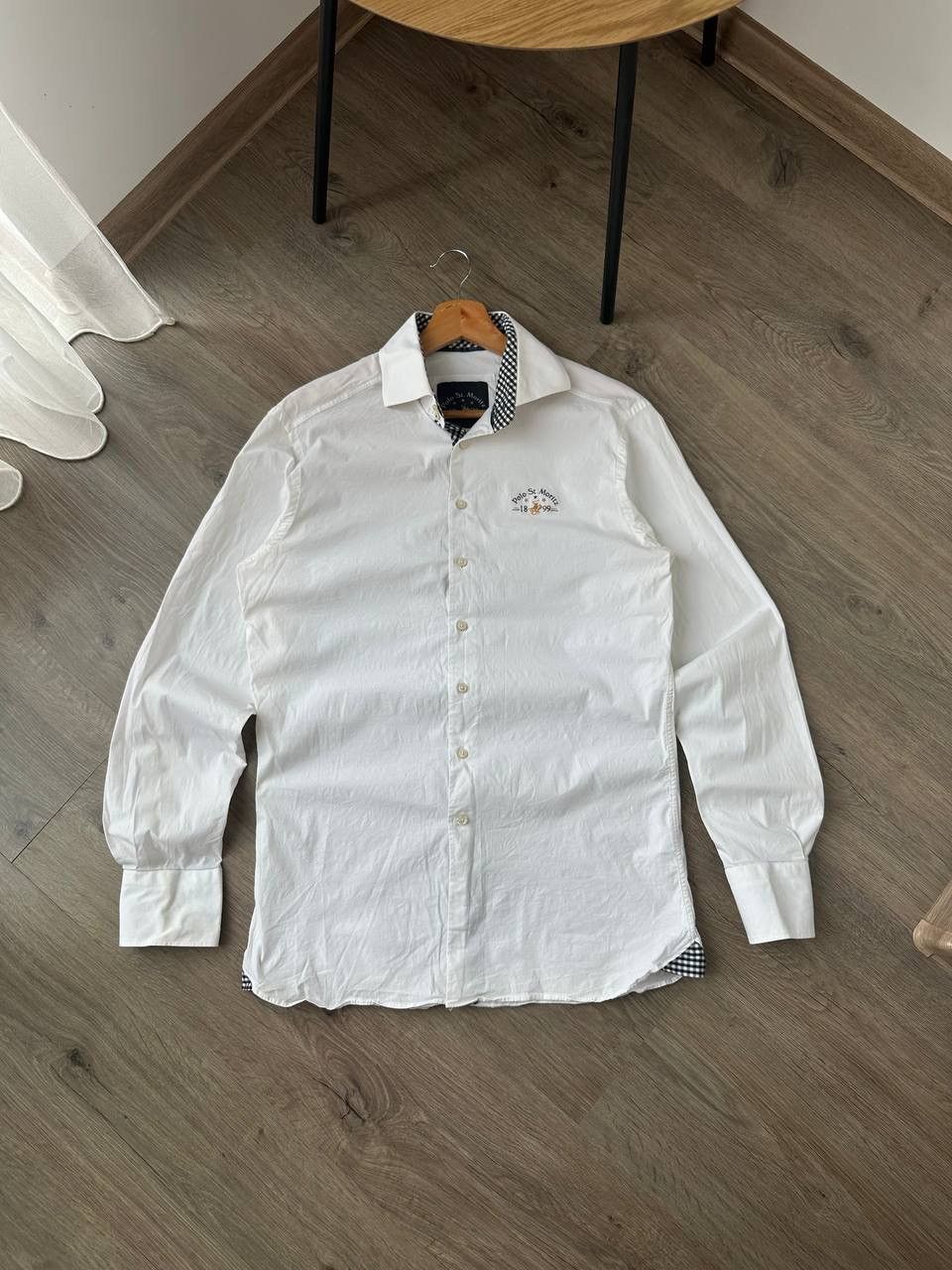 Polo Ralph Lauren Vintage Polo ST . Moritz White S Size Mens Shirt Size US S / EU 44-46 / 1 - 5 Thumbnail