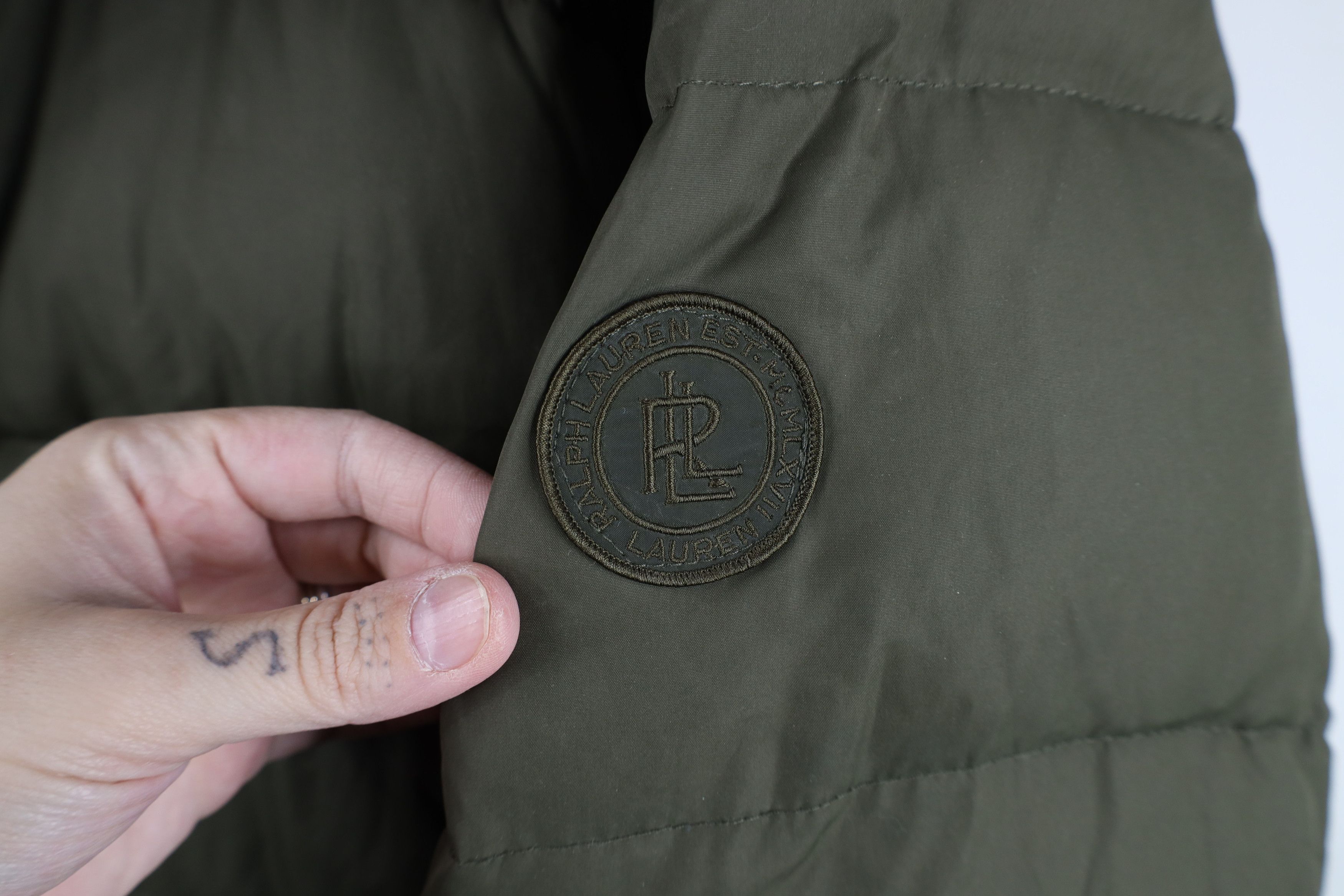 Ralph Lauren Vintage Ralph Lauren Duck Down Hooded Puffer Jacket Green Size 3XL / US 20-22 - 4 Thumbnail