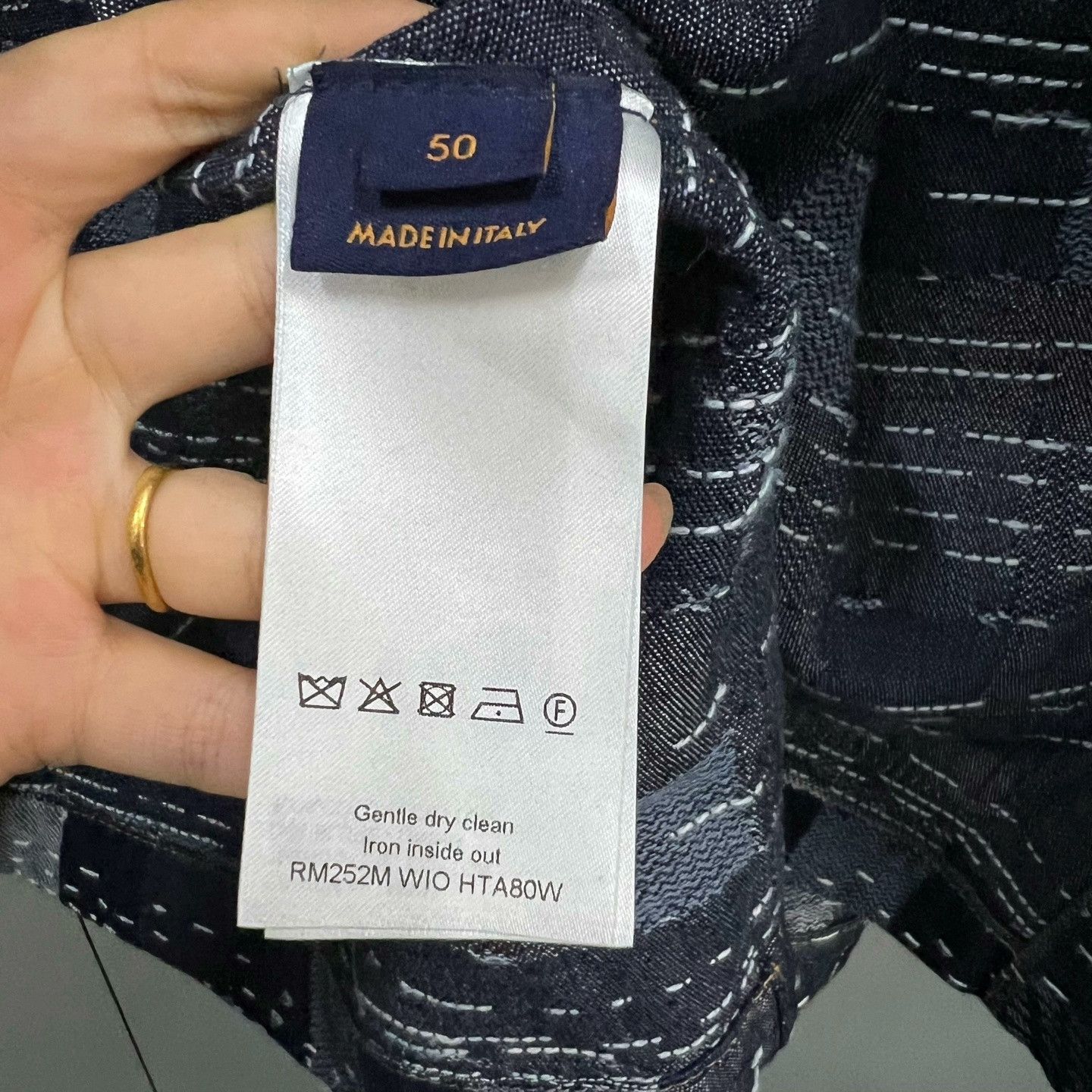 Louis Vuitton Louis Vuitton x Nigo Checkerboard Denim Jacket Size US M / EU 48-50 / 2 - 3 Thumbnail