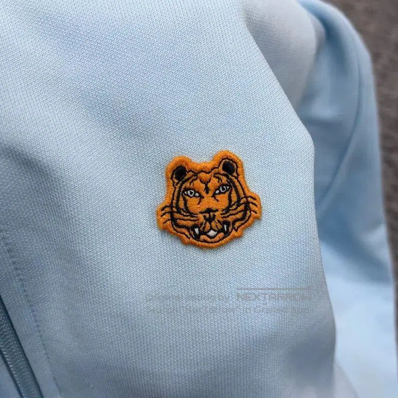 Kenzo KENZO Men's Light Blue Embroidered Jacket . Size US XL / EU 56 / 4 - 3 Thumbnail