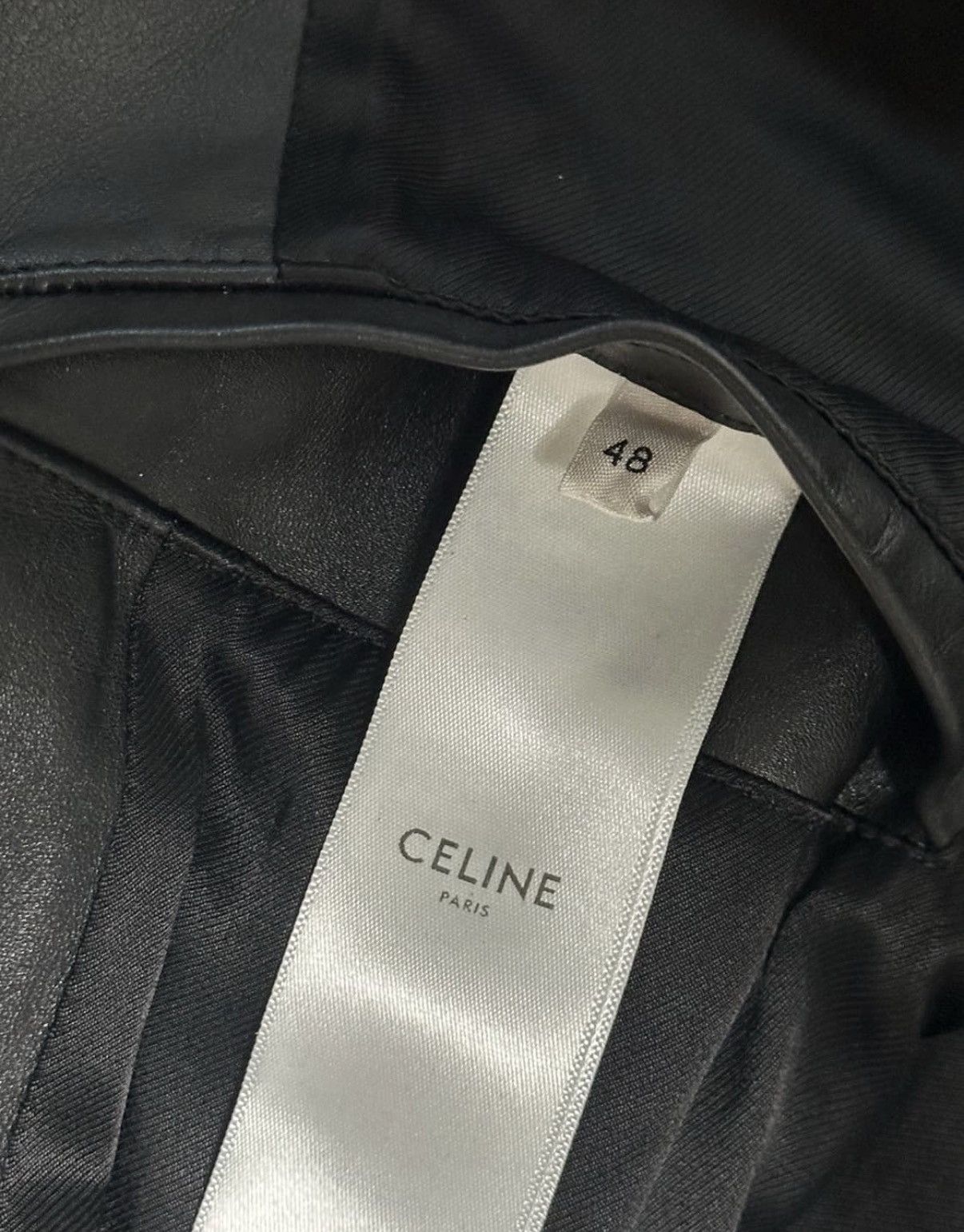 Celine Celine 19SS classic leather biker jacket sz48 Size US M / EU 48-50 / 2 - 5 Thumbnail