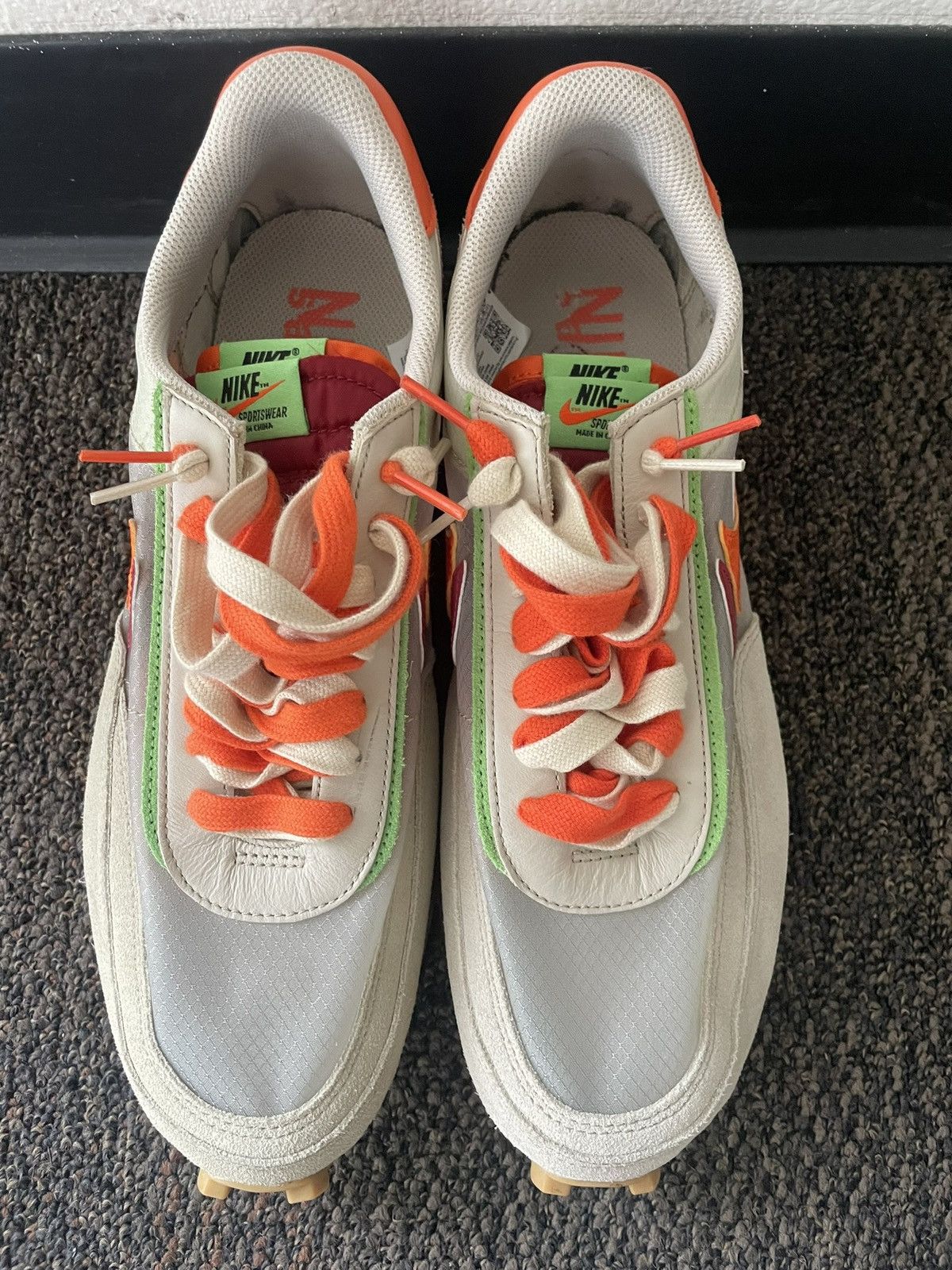 Nike × Sacai Nike LD Waffle Sacai CLOT Kiss of Death Size US 11 / EU 44 - 5 Thumbnail