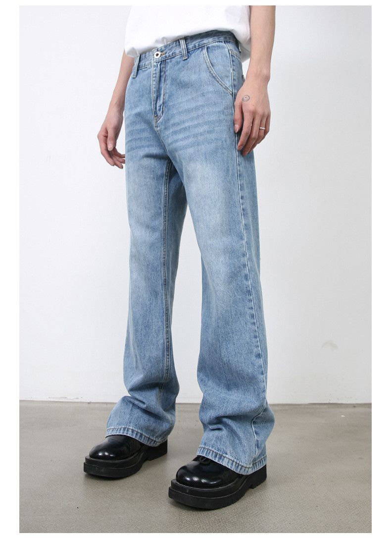 Japanese Brand High street washed blue trendy flared jeans y2k Size US 32 / EU 48 - 4 Thumbnail