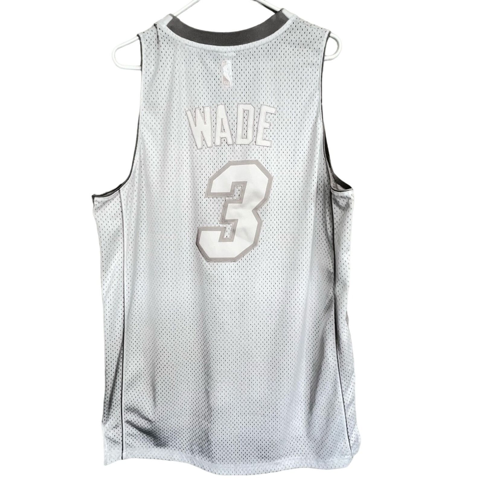 Reebok Heat Dwyane Wade #3 Authentic Exclusive White Hot Jersey XL Size US XL / EU 56 / 4 - 2 Thumbnail