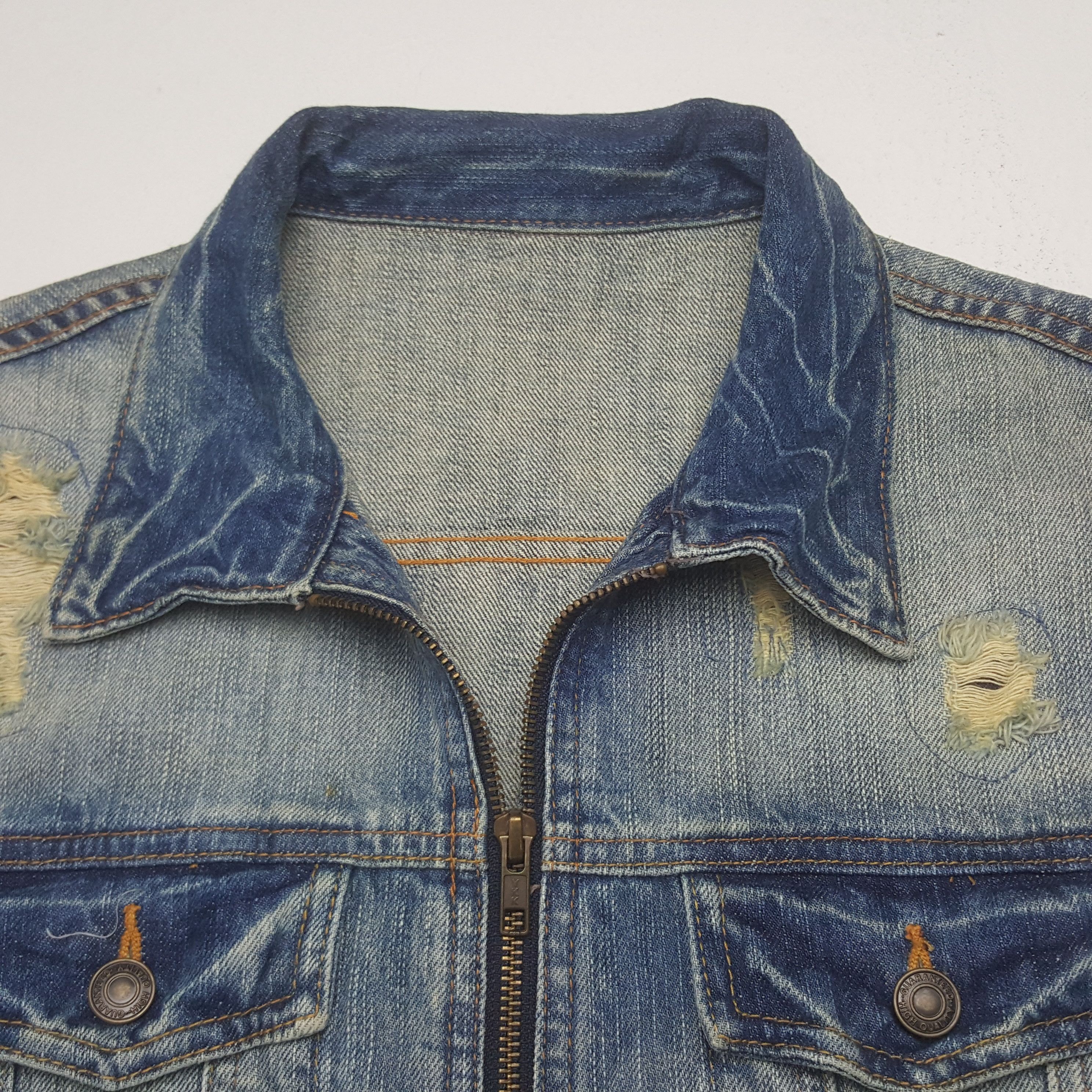 Levi's Vintage Levi's Bikers Denim Jacket Size US S / EU 44-46 / 1 - 4 Thumbnail