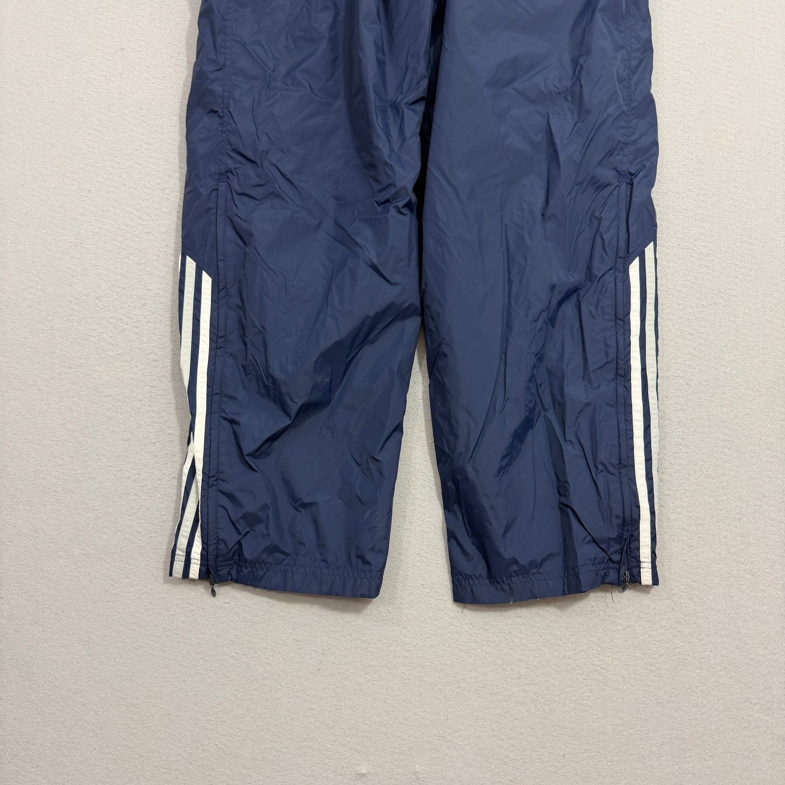 Adidas Vintage Adidas Windbreaker Track Pants Men's 2XL Blue White Size US 38 / EU 54 - 7 Thumbnail