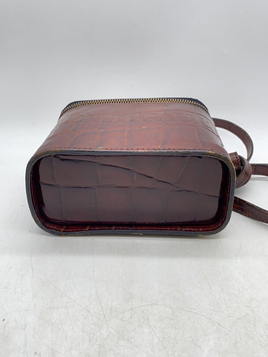 Jean Paul Gaultier Crocodile Embossed Leather Shoulder Bag Size ONE SIZE - 3 Thumbnail