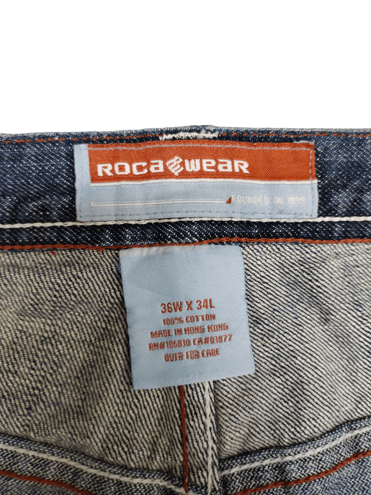 Rocawear Baggy Jeans Rocawear Denim Wide Loose Y2k Streetwear Jnco Size US 36 / EU 52 - 16 Thumbnail