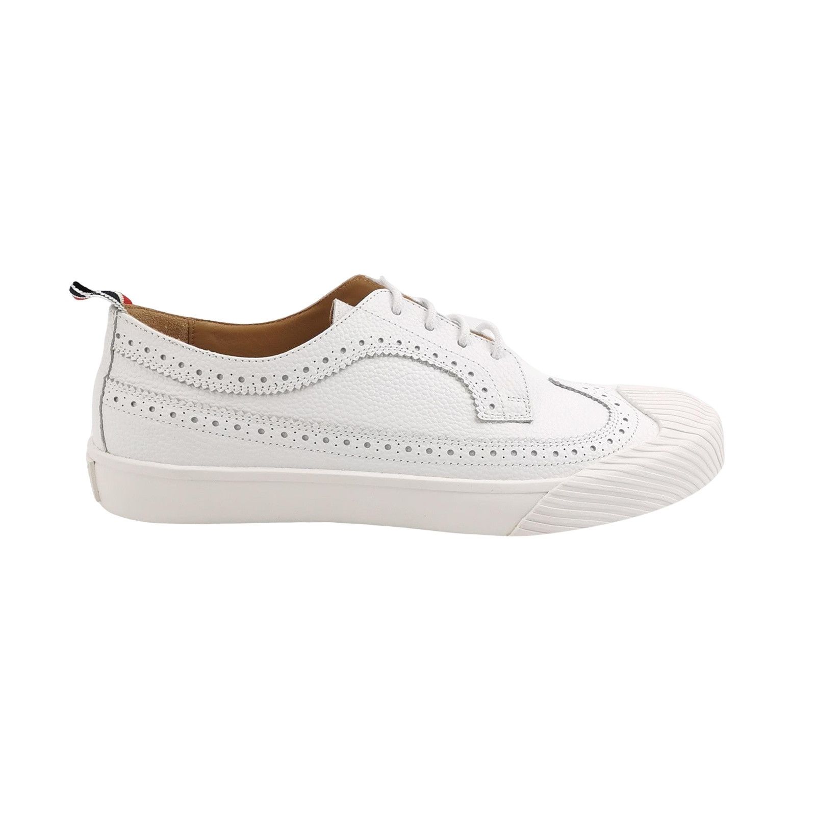Thom Browne Thom Browne Wingtip Pebbled Leather Sneakers 40 Size US 7 / EU 40 - 1 Thumbnail