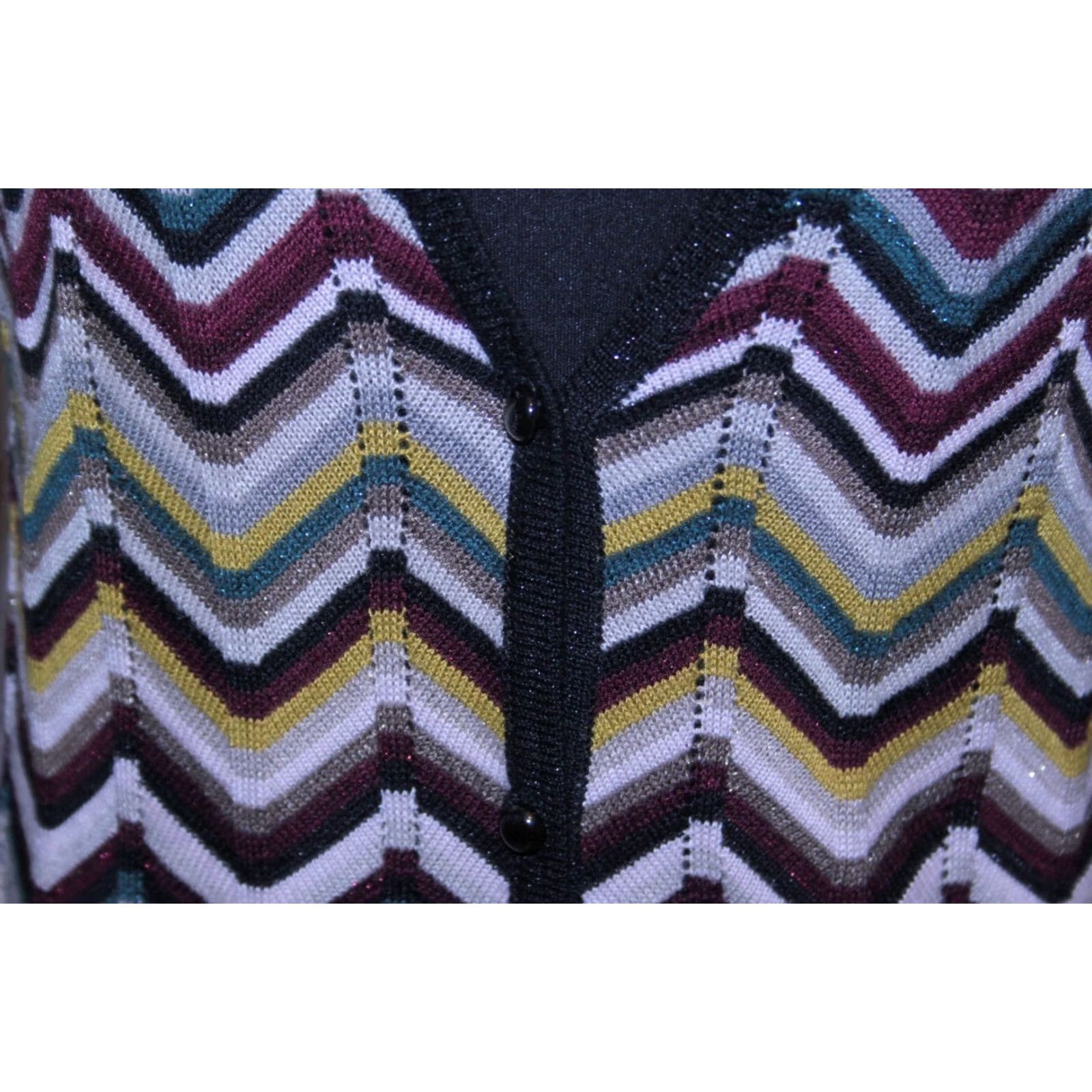 Missoni Missoni Lindex cardigan Jumper Women M Multicoloured V-Neck Size M / US 6-8 / IT 42-44 - 2 Thumbnail