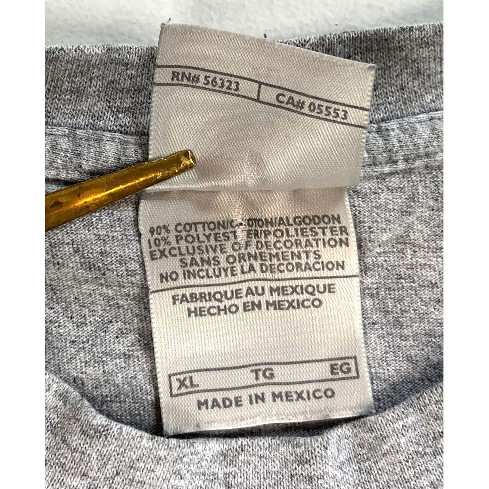 Nike Nike Men's Vintage Long Sleeve T-Shirt Center Swoosh XL Gray Size US XL / EU 56 / 4 - 5 Thumbnail