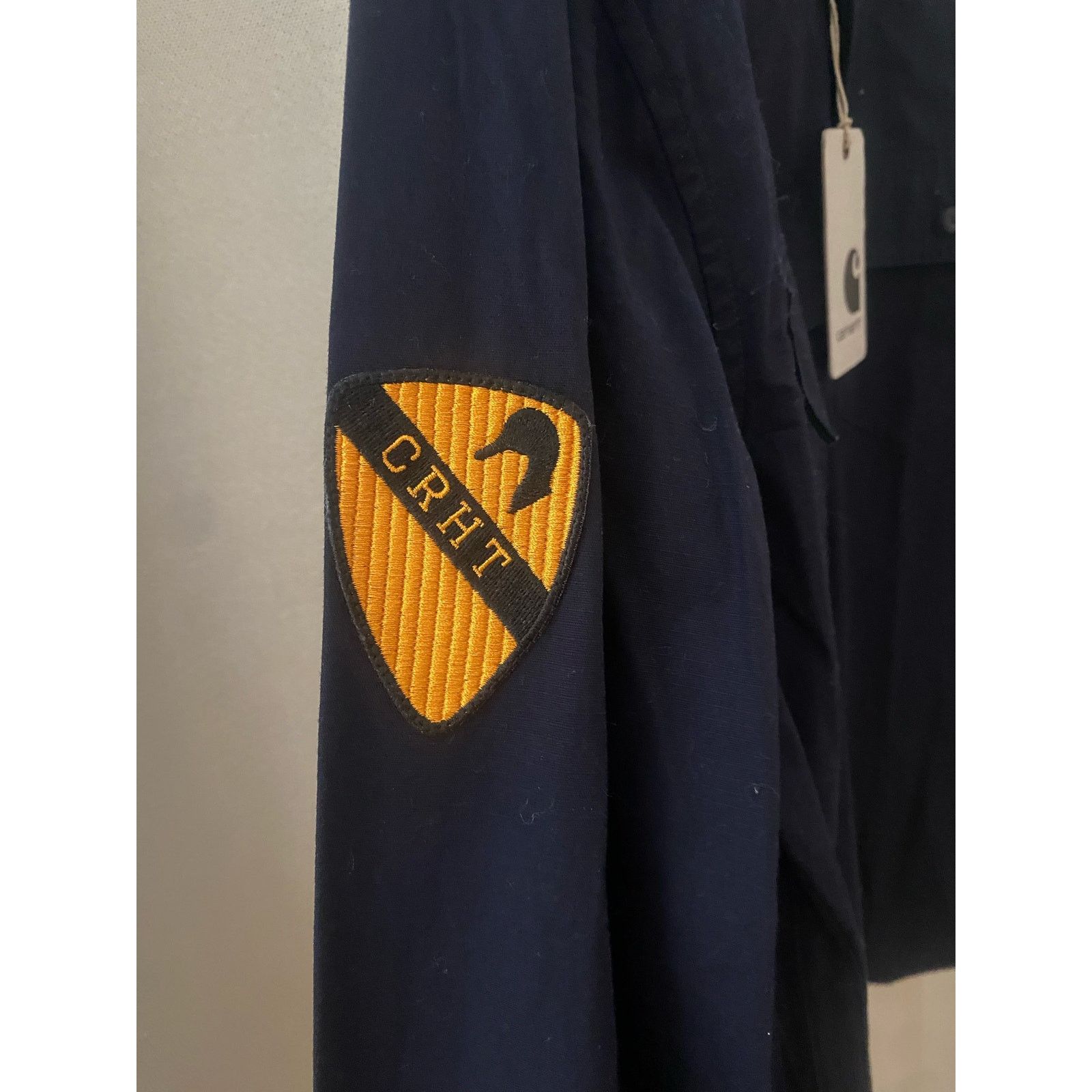 Carhartt Wip Carhartt WIP Pierre Shirt Dark Navy Stone Washed m xlarge Size US XL / EU 56 / 4 - 5 Thumbnail