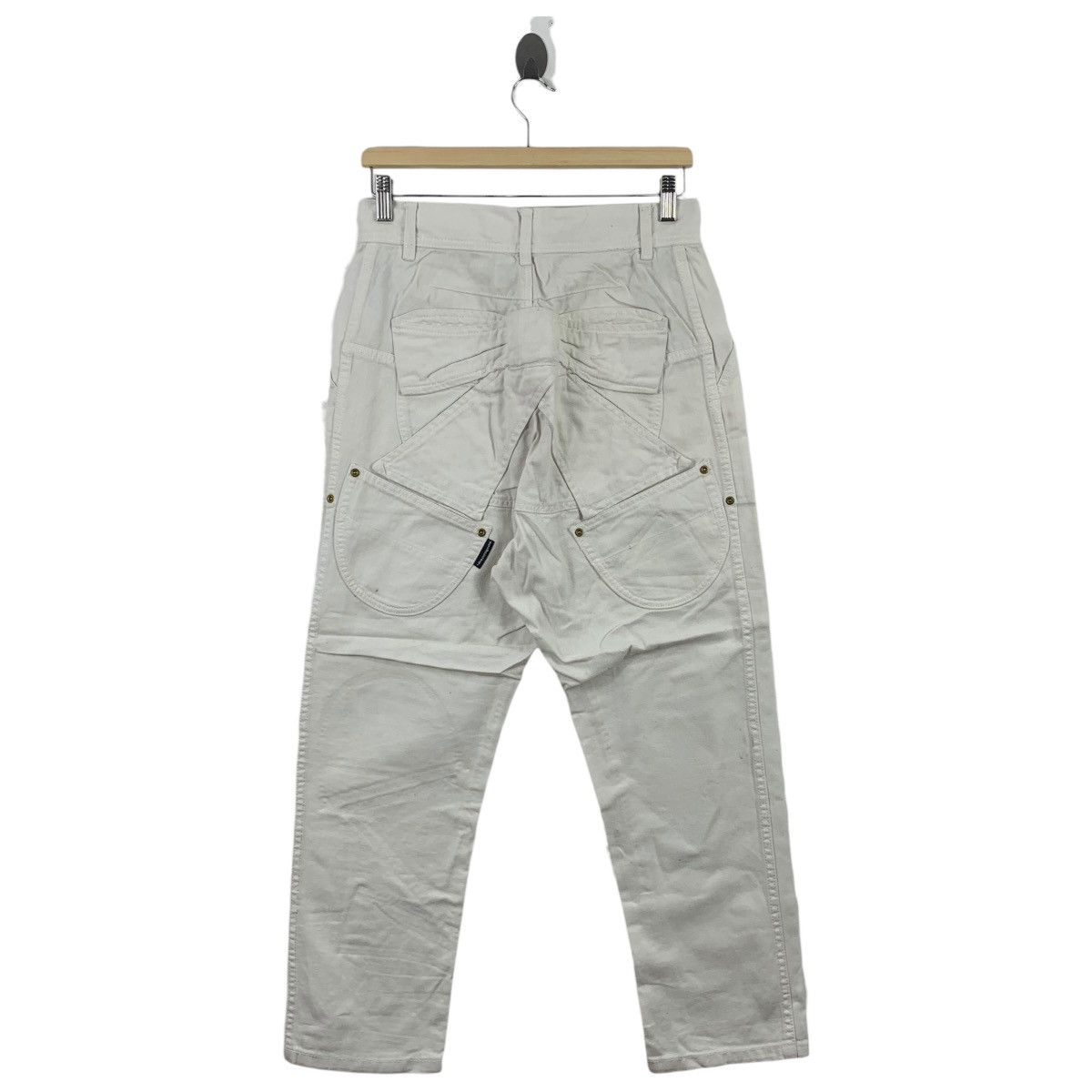 Issey Miyake × mercibeaucoup MERCIBEAUCOUP issey miyake drop crocth big tape trouser Size 29" - 4 Thumbnail