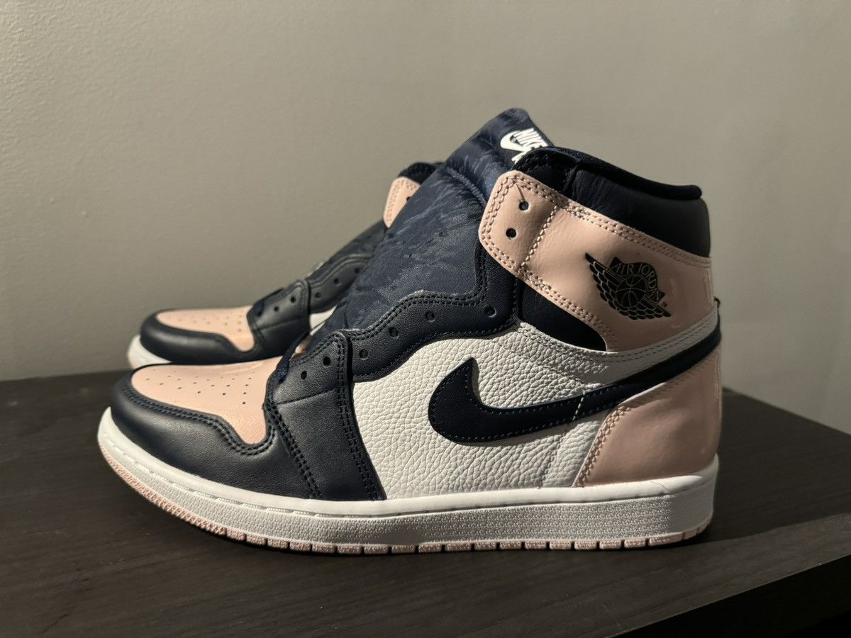 image of Air Jordan 1 Se Bubble Gum Shoes in Pink, Women's (Size 11.5)