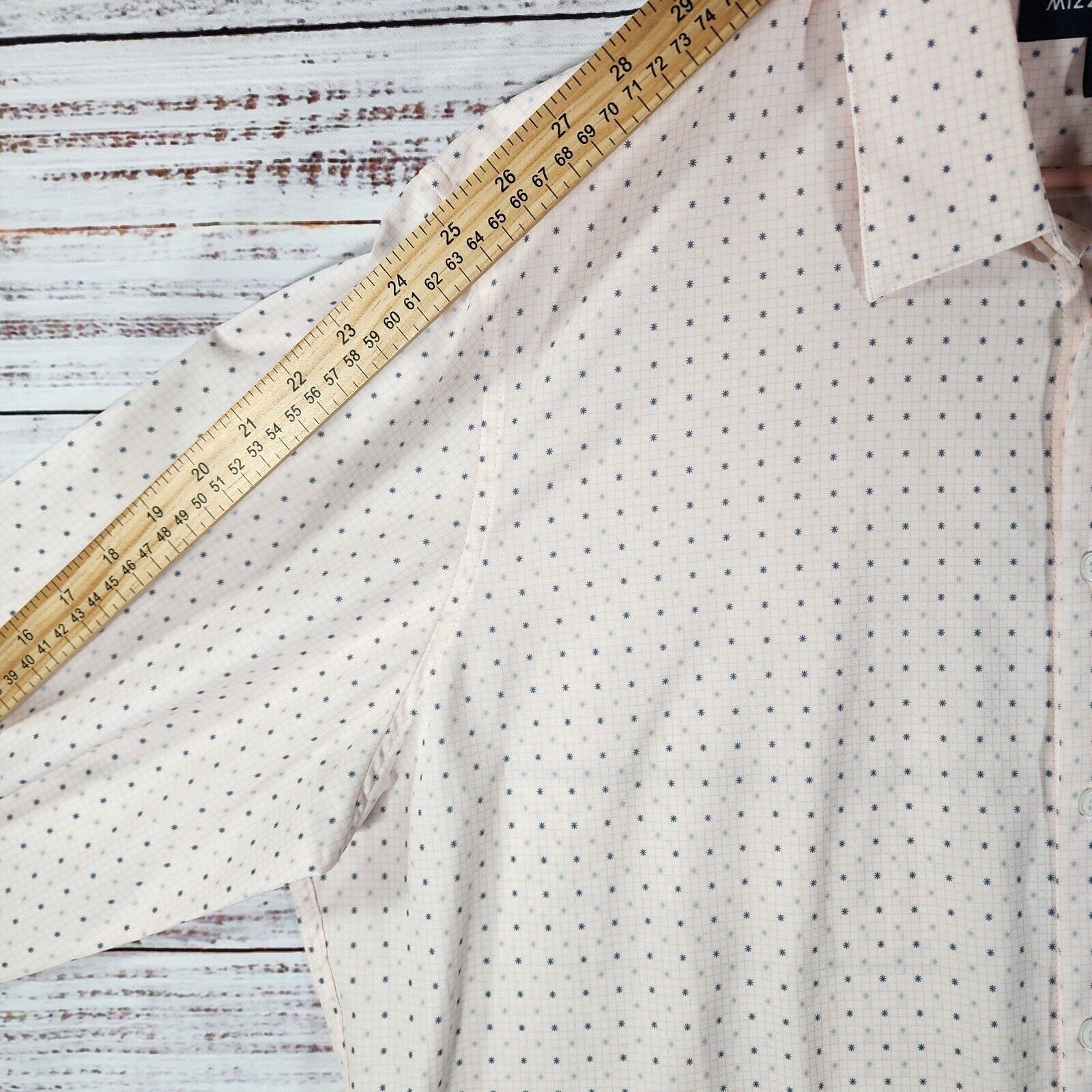 Mizzen+Main Mizzen Main Mens 2XL Pink White Leeward Collection Stars Size US XXL / EU 58 / 5 - 7 Thumbnail